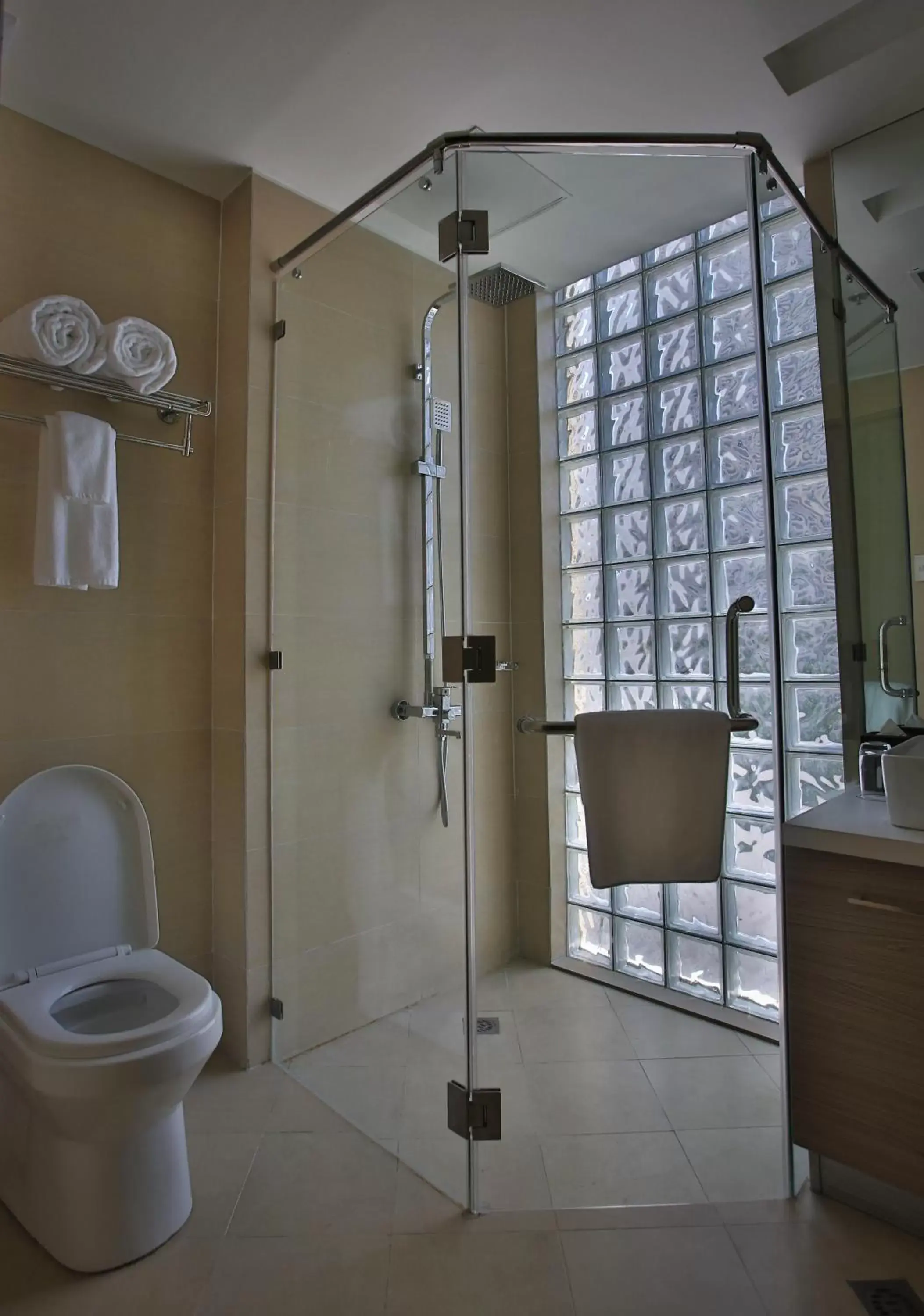 Bathroom in Valero Grand Suites by Swiss-Belhotel