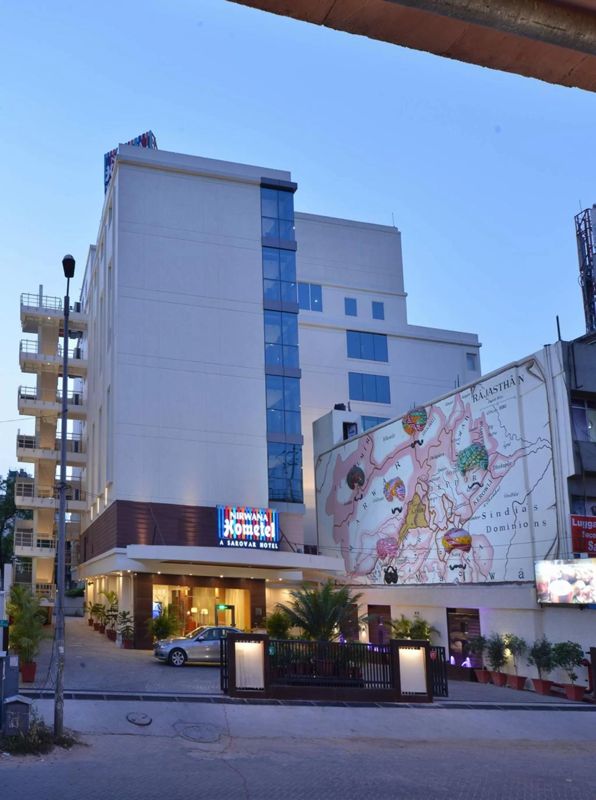 Facade/entrance in Nirwana Hometel Jaipur- A Sarovar Hotel