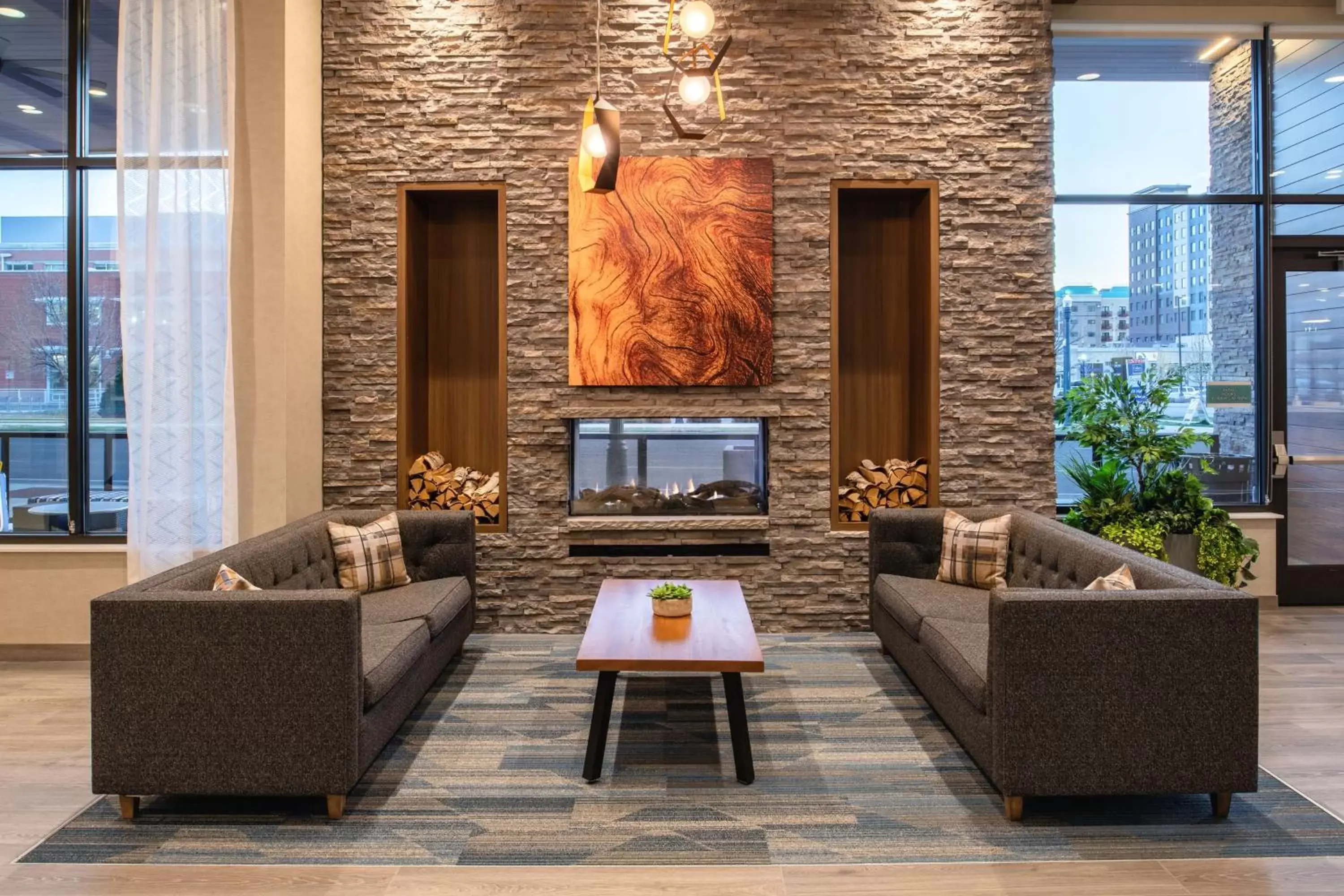 Lobby or reception, Seating Area in Home2 Suites By Hilton Boise Downtown