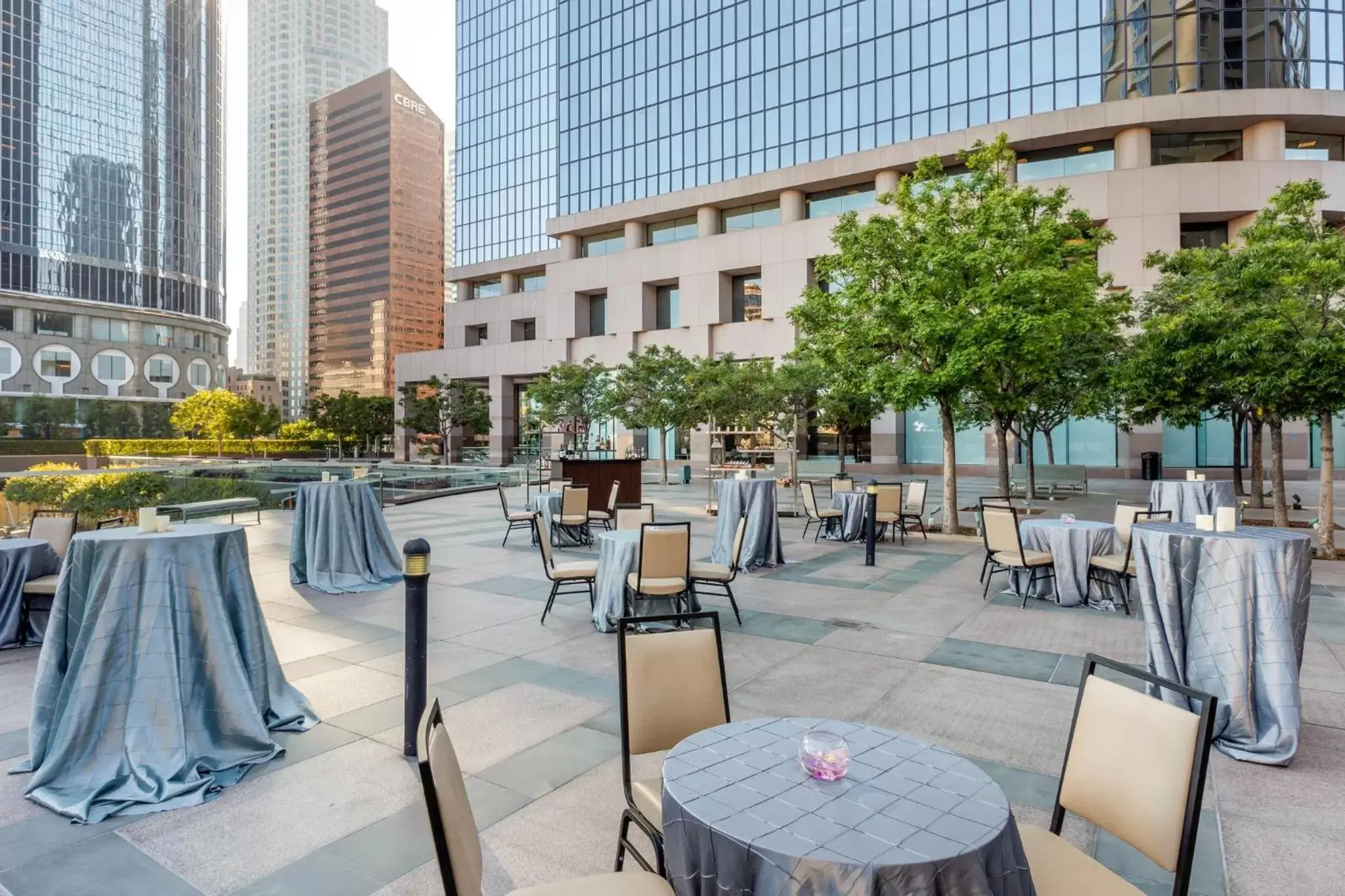 Balcony/Terrace, Restaurant/Places to Eat in Omni Los Angeles Hotel