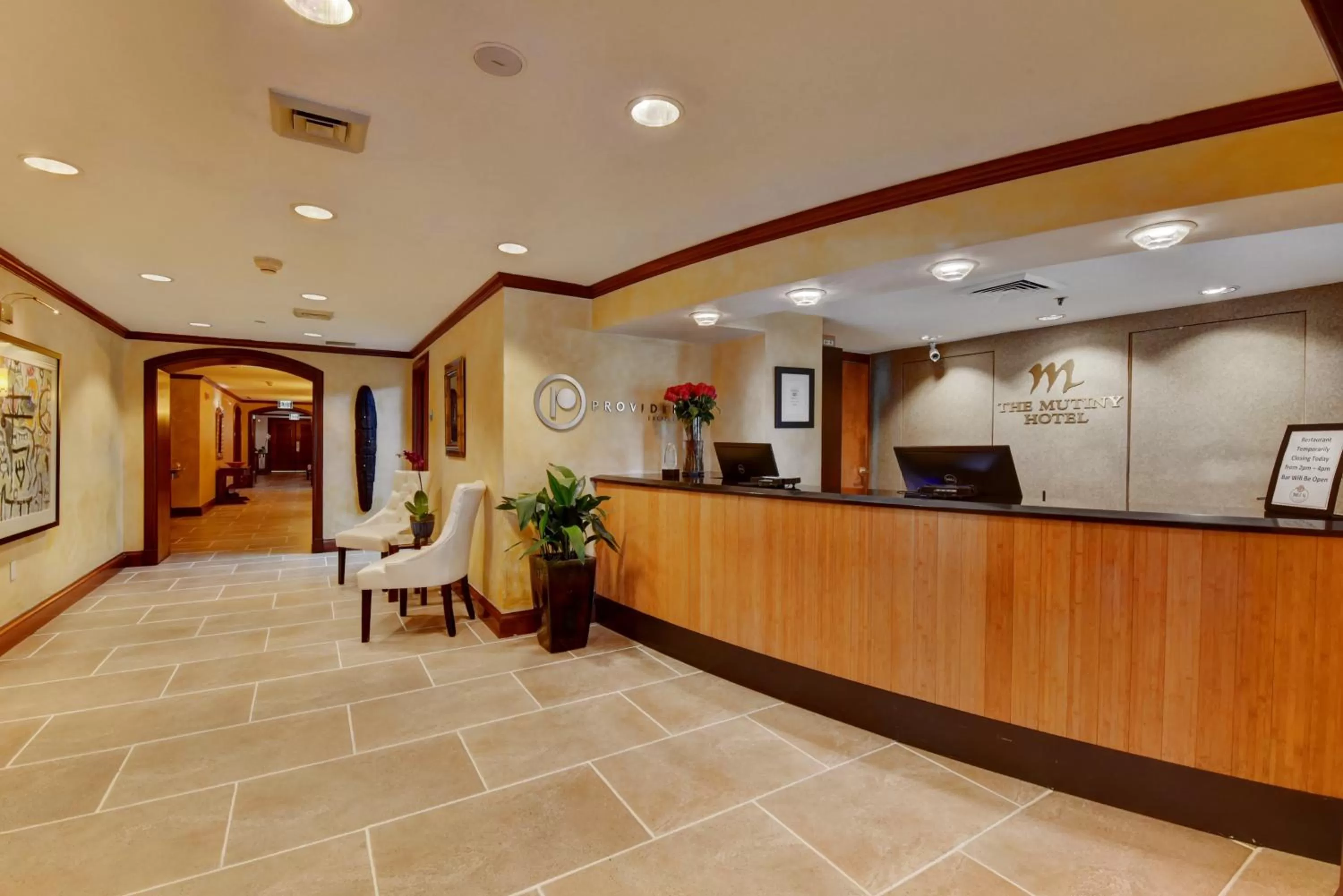 Lobby or reception in The Mutiny Luxury Suites Hotel