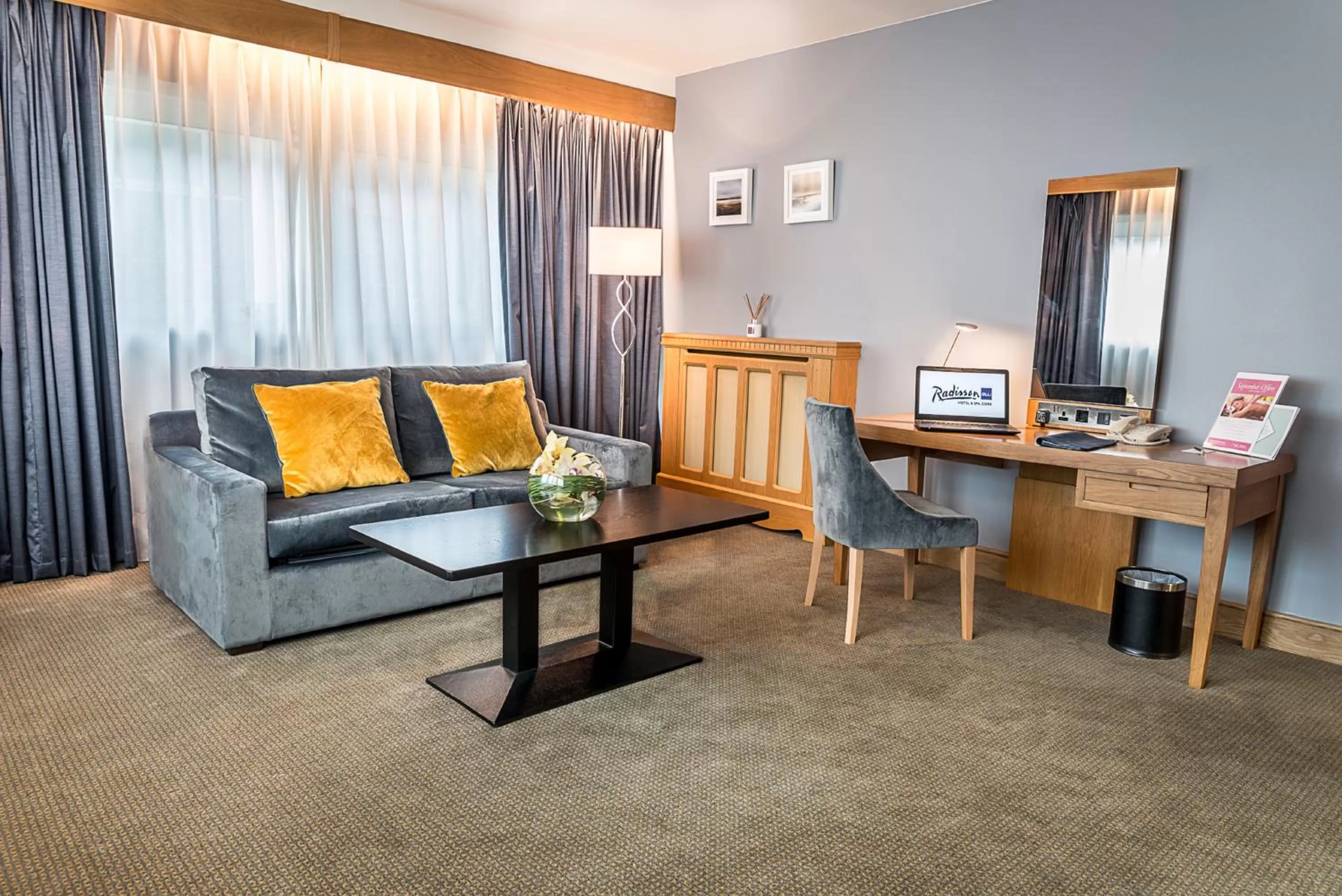 Seating area in Radisson Blu Hotel, Cork