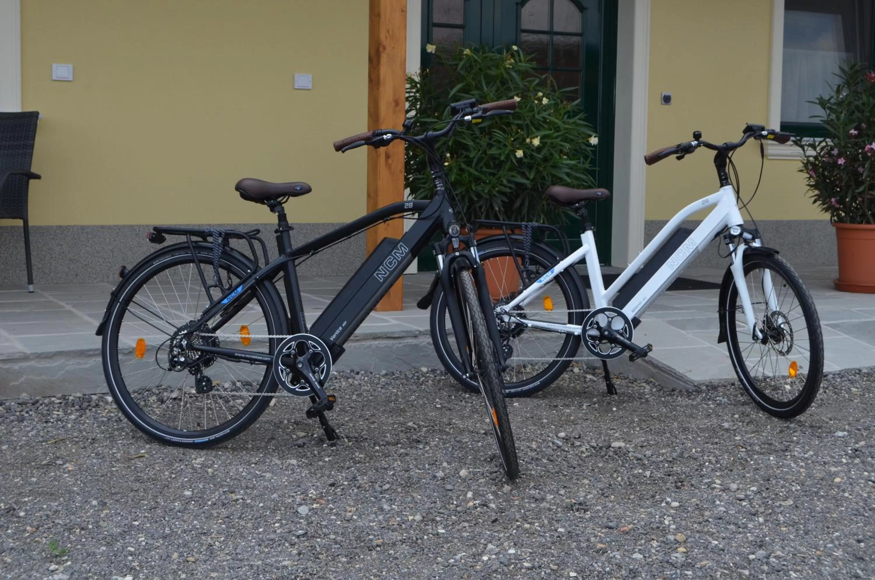 Cycling in Pension zum Strell