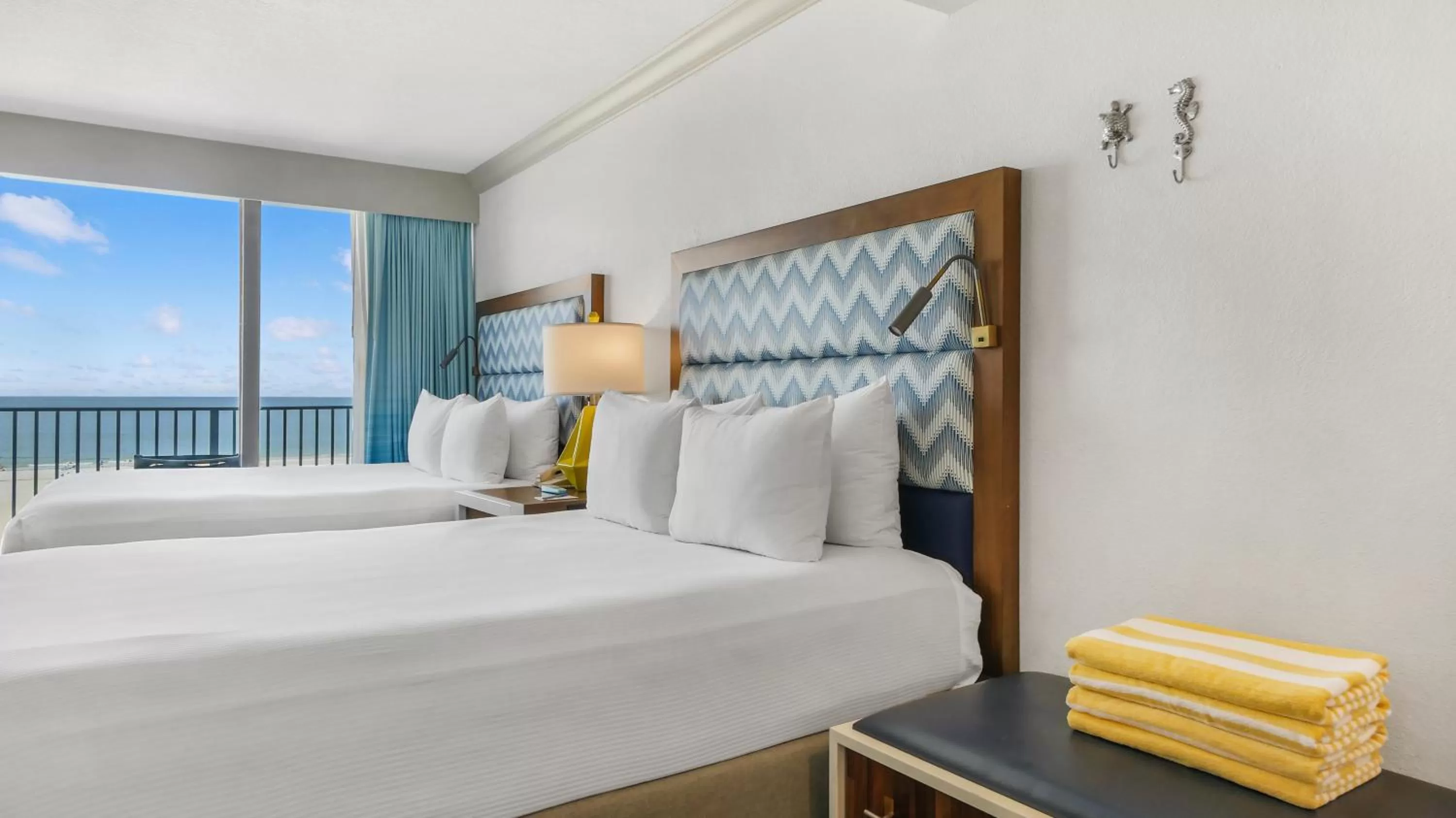 Bed in Bilmar Beach Resort