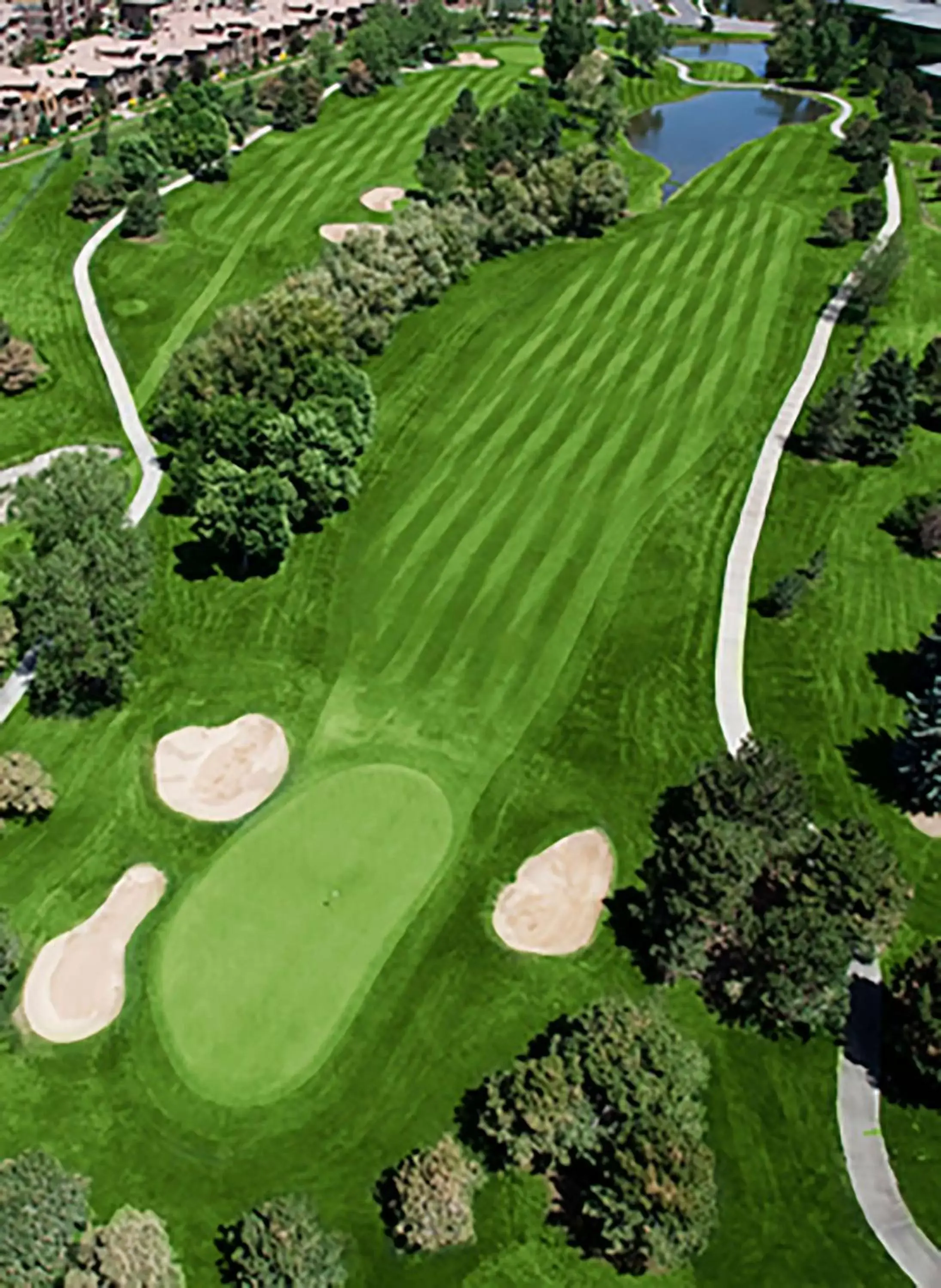 Golfcourse, Bird's-eye View in The Inverness Denver, a Hilton Golf & Spa Resort