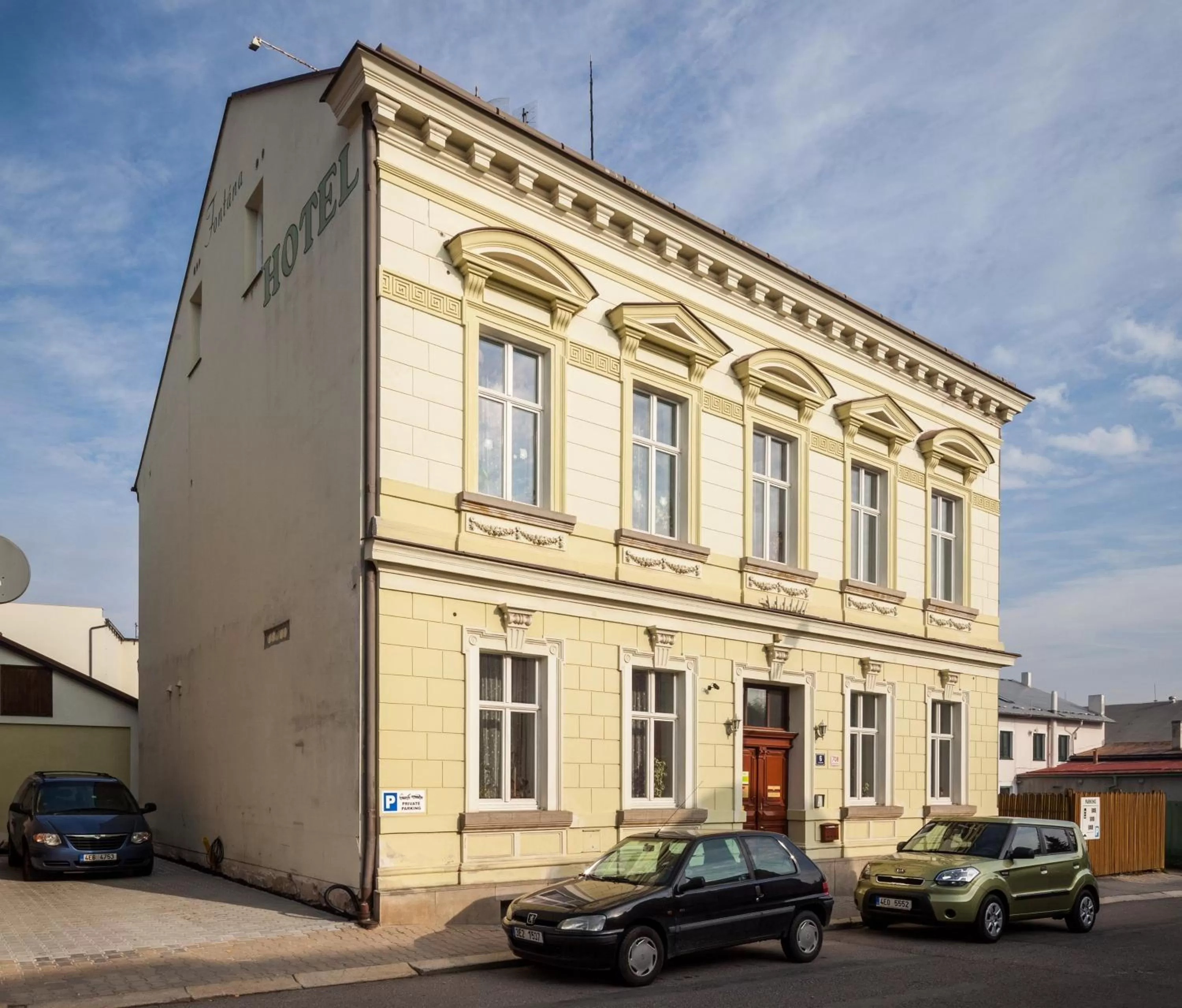 Facade/entrance in Pension Fontána Svitavy