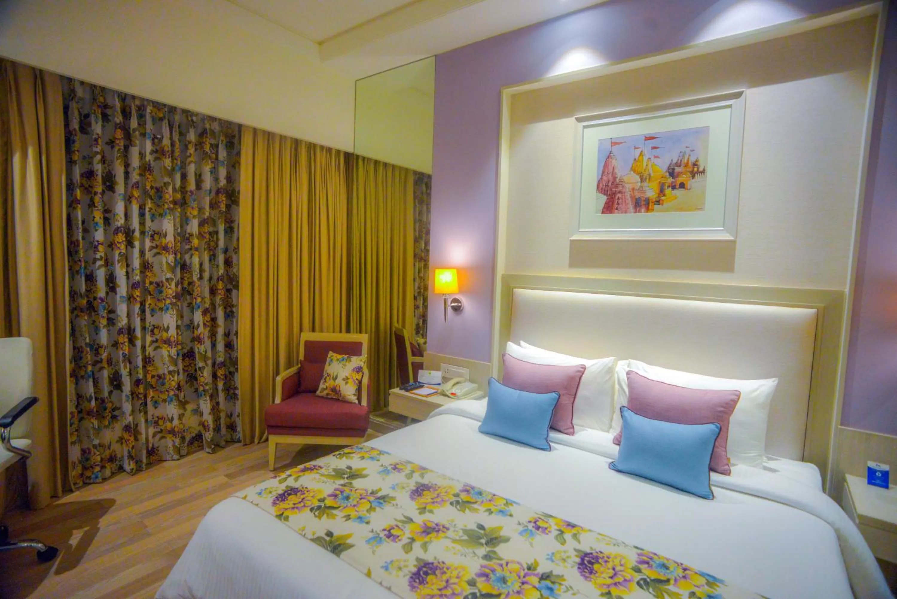 Bed in Efcee Sarovar Premiere Bhavnagar