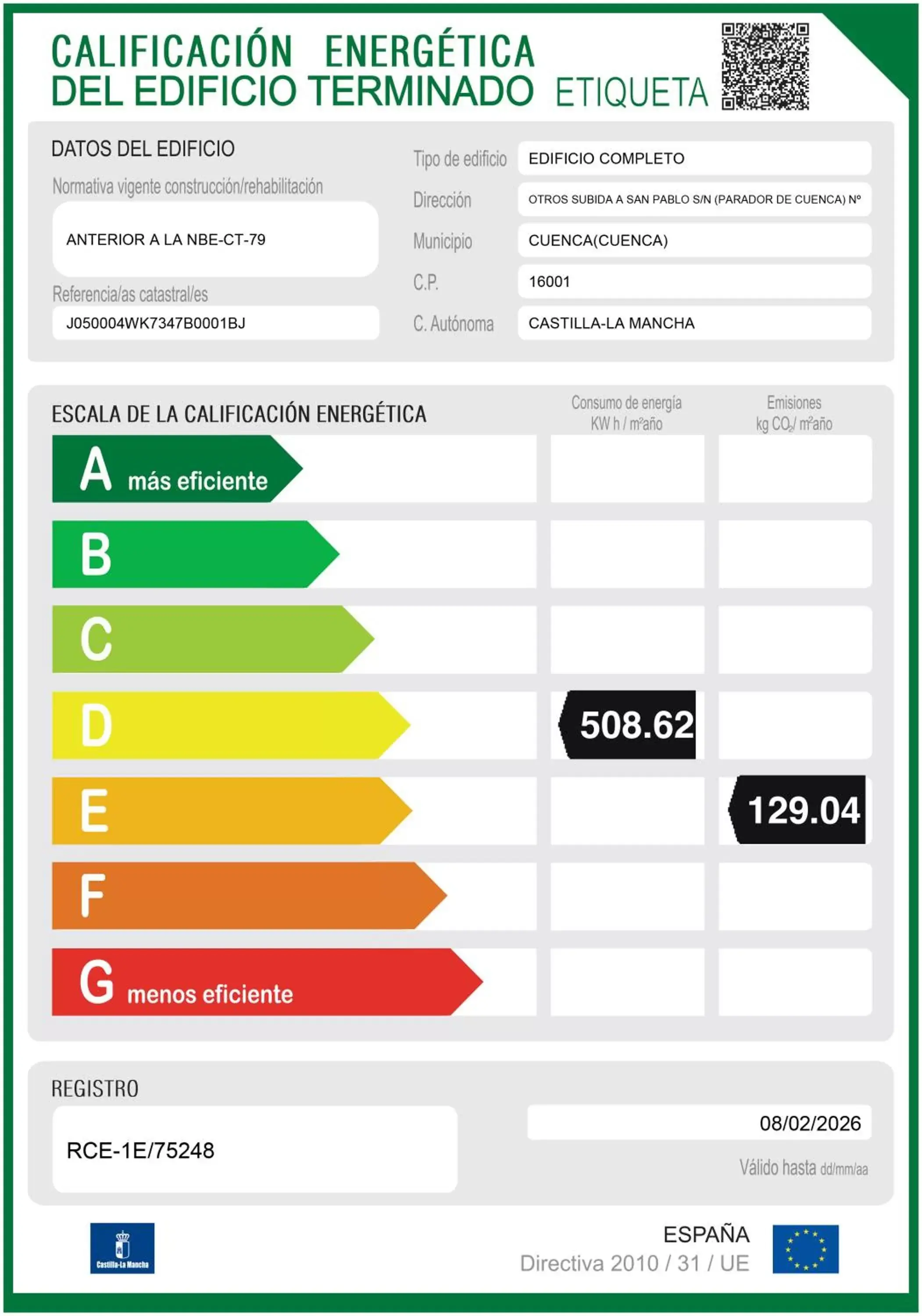 Logo/Certificate/Sign, Floor Plan in Parador de Cuenca