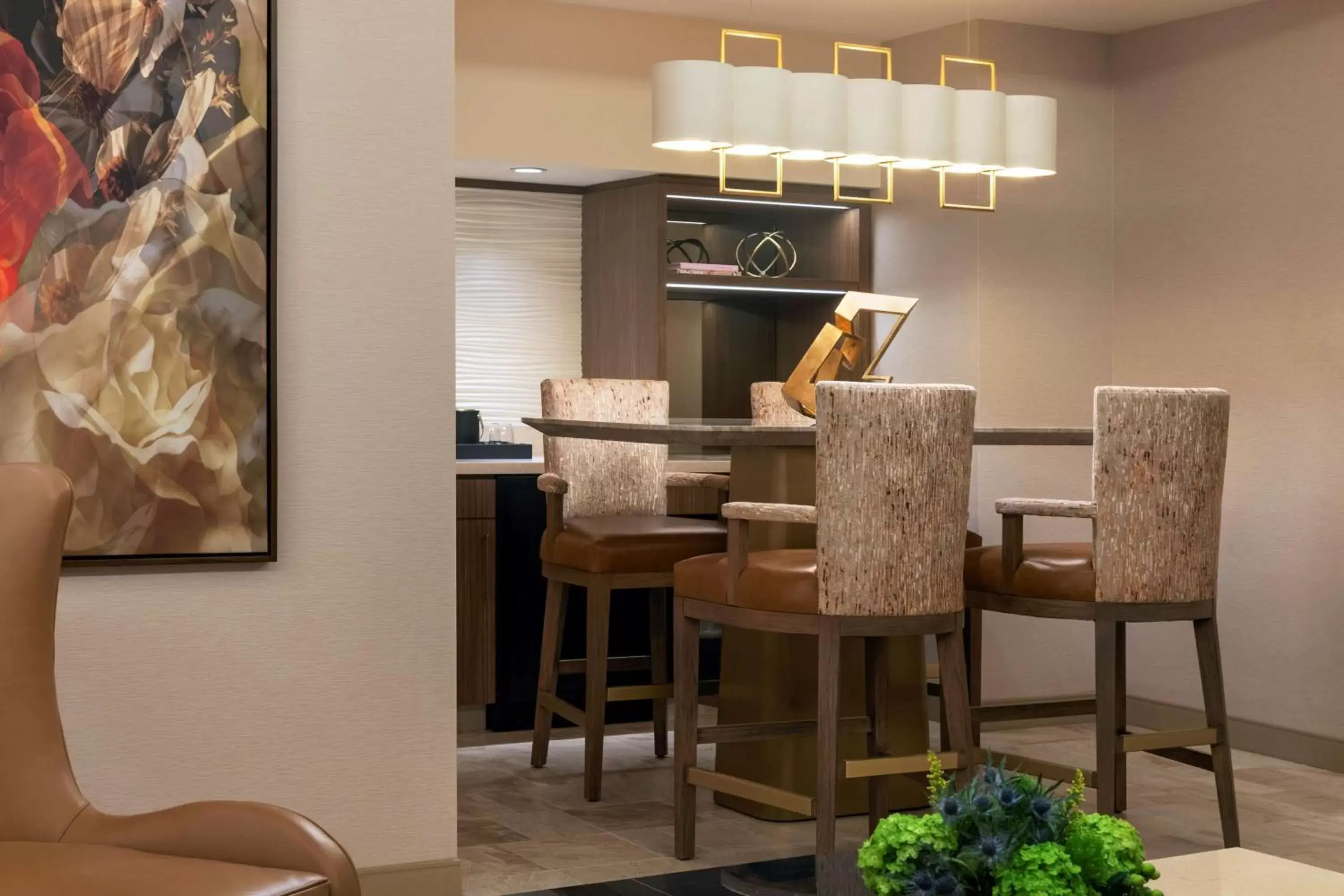 Living room, Dining Area in Crockfords Las Vegas, LXR Hotels & Resorts at Resorts World