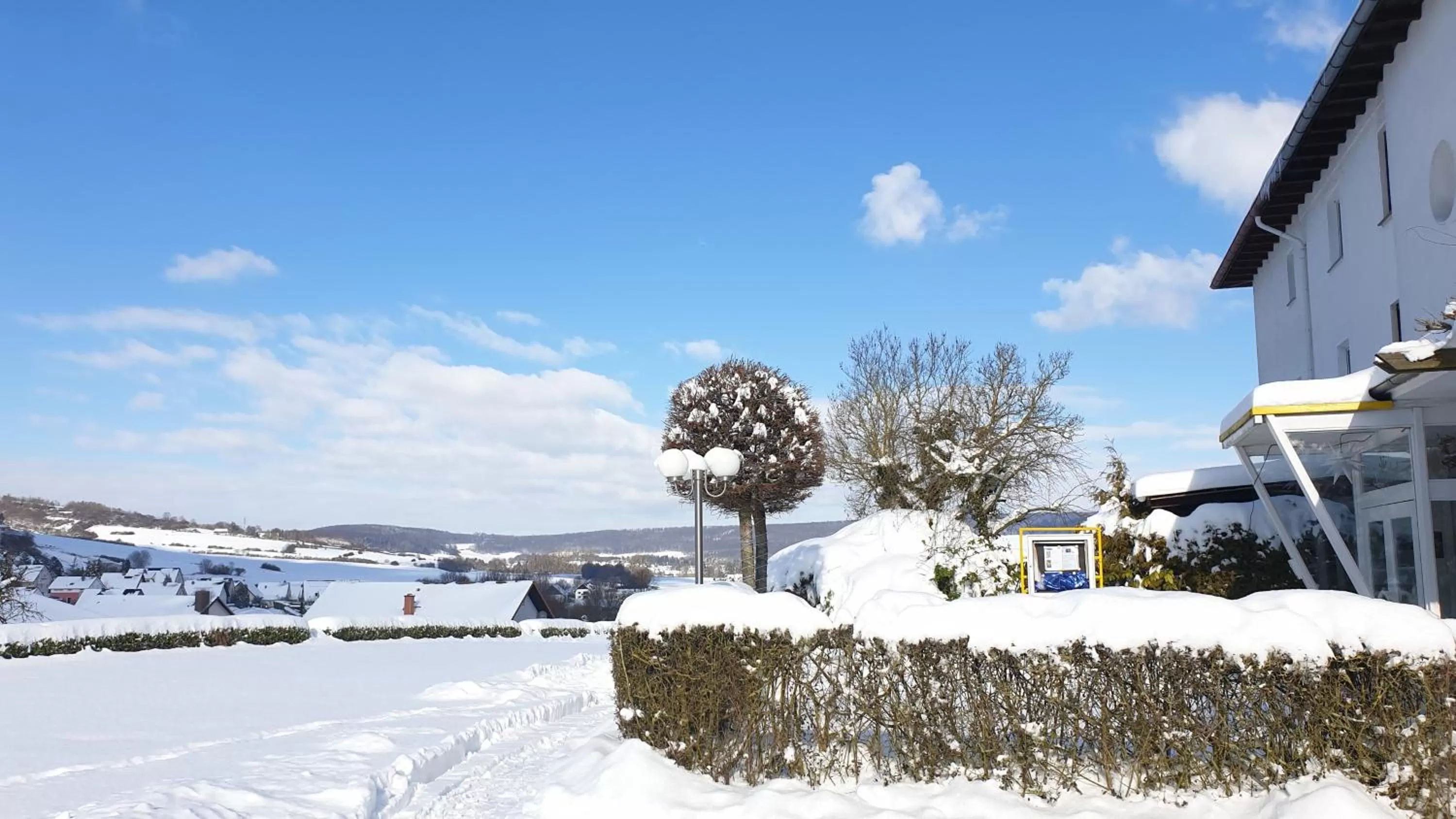 Property building, Winter in Sonnenhof