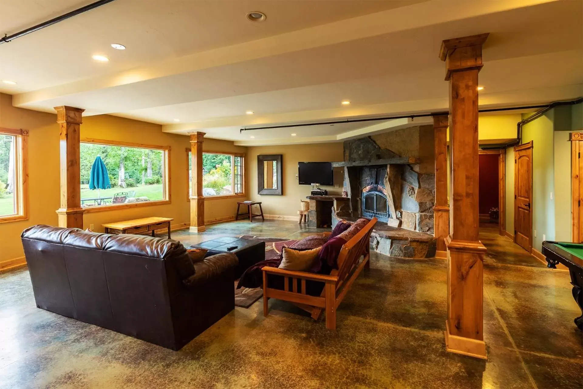 Seating Area in Talus Rock Retreat