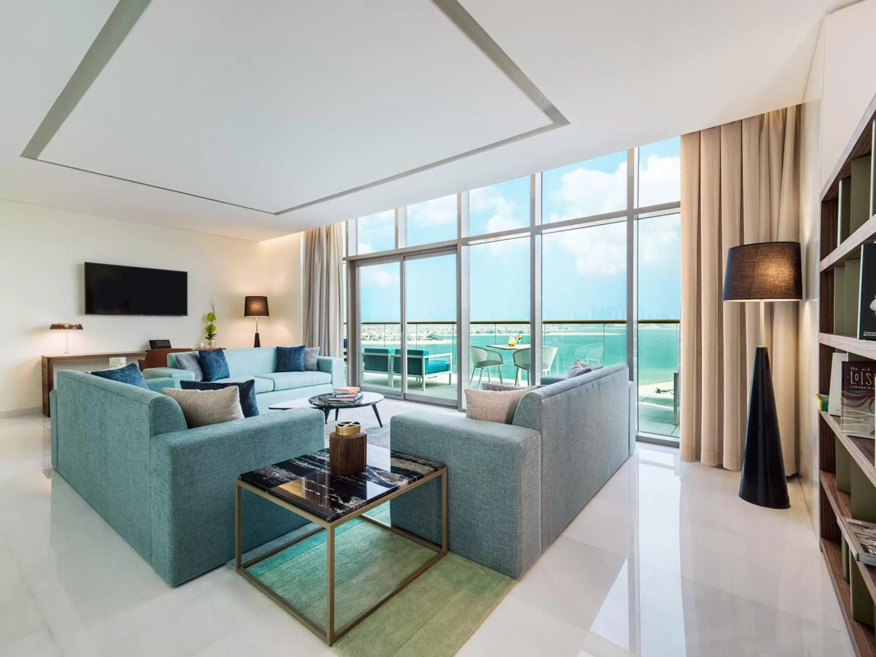 Living room, Seating Area in Th8 Palm Dubai Beach Resort Vignette Collection, an IHG hotel