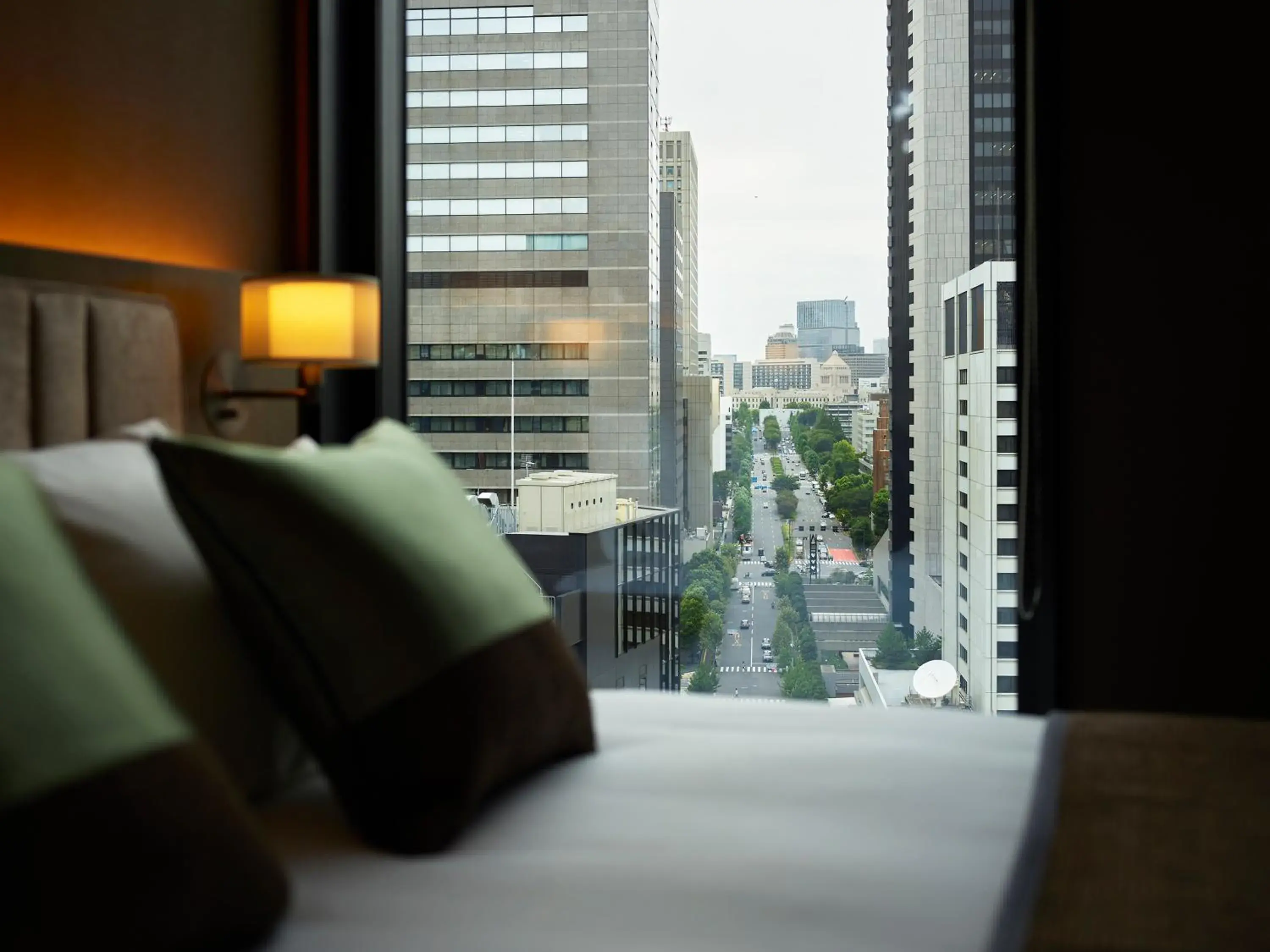 View (from property/room), Bed in HOTEL THE CELESTINE GINZA