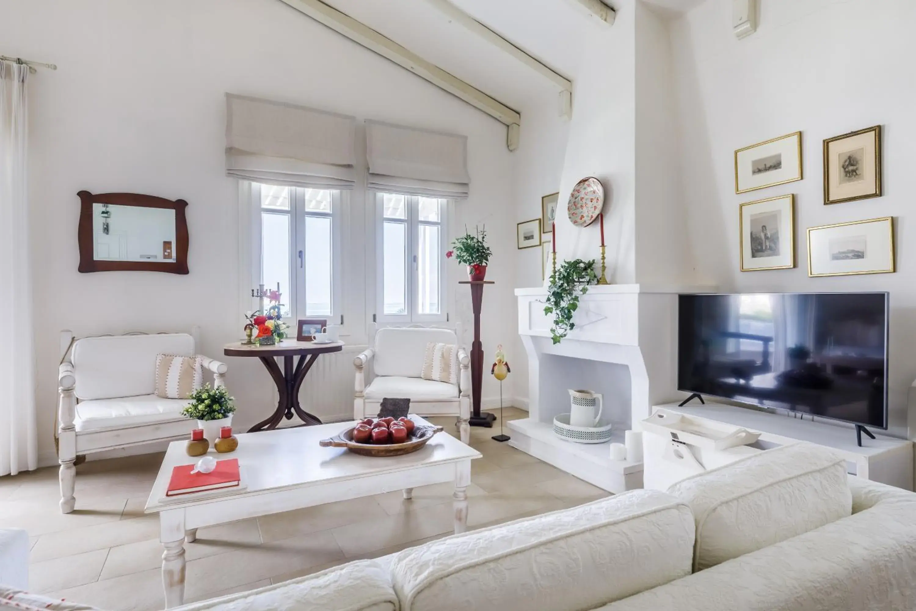 Living room, Seating Area in Skopelos Village Hotel