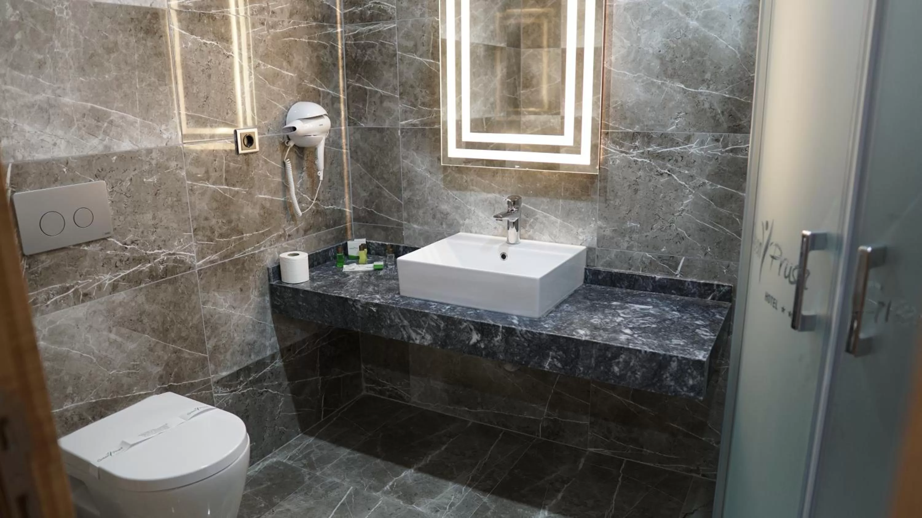 Shower in Green Prusa Hotel