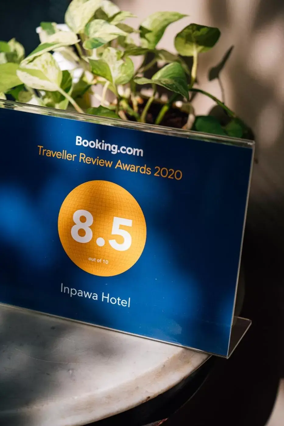 Certificate/Award in Inpawa Hotel