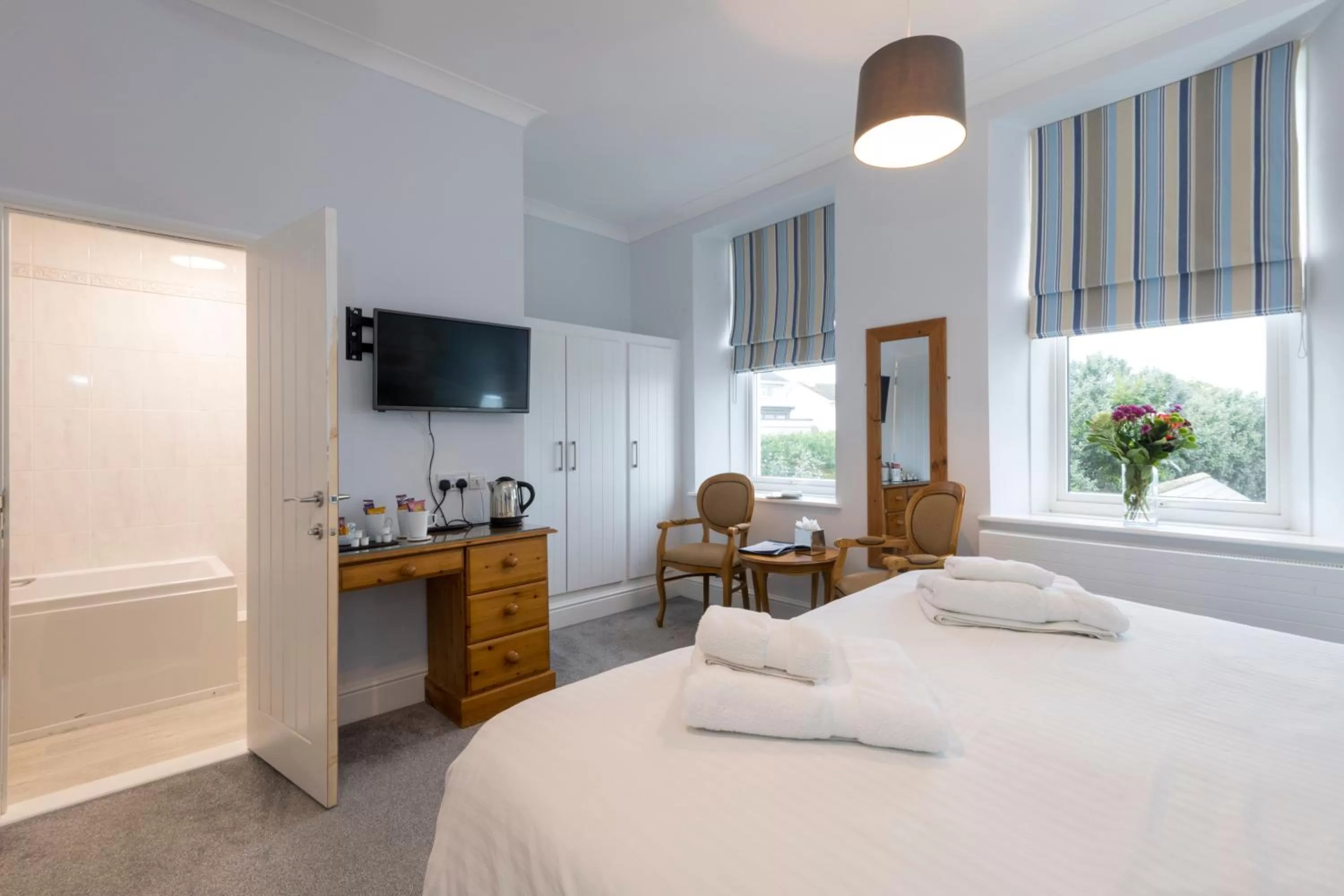 Bedroom, Bed in Sure Hotel Collection by Best Western Porth Veor Manor Hotel