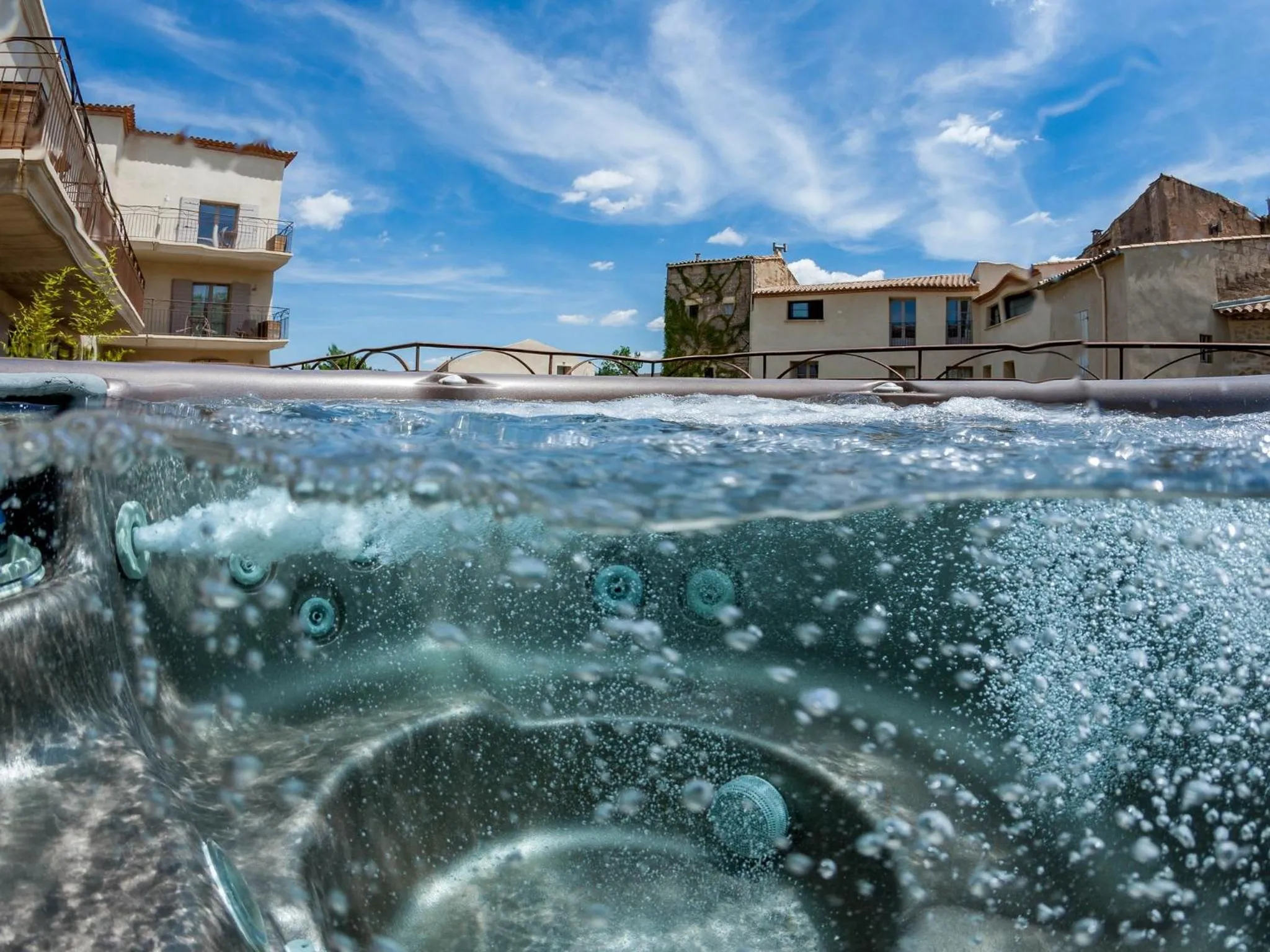 Balcony/Terrace in Garrigae Distillerie de Pezenas - Hotellerie & Spa