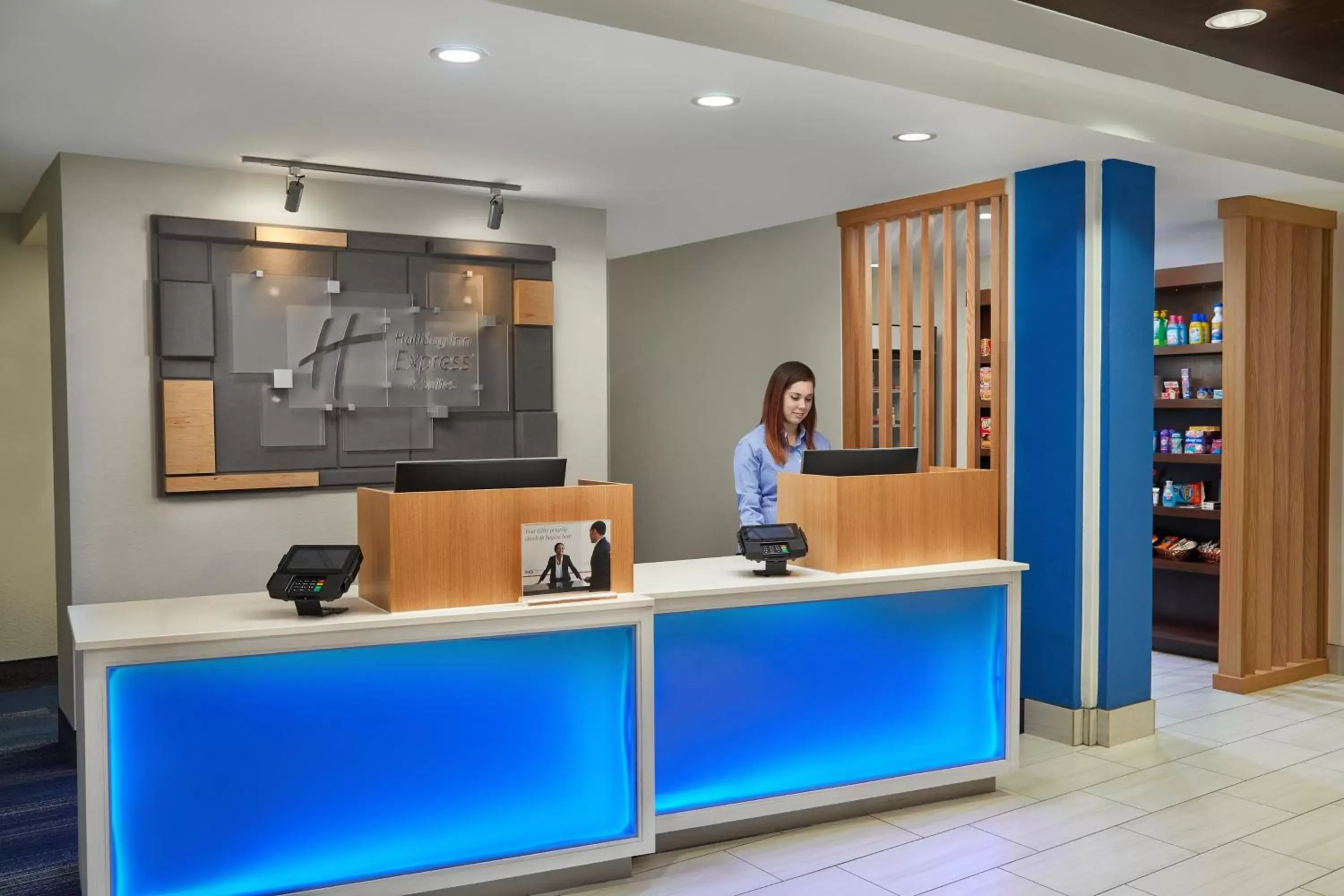 Property building, Lobby/Reception in Holiday Inn Express Hotel & Suites Pensacola-West Navy Base, an IHG Hotel