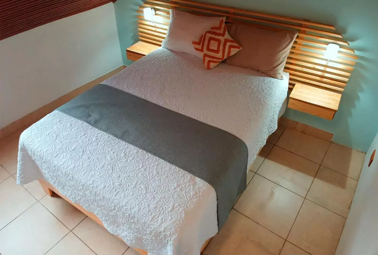 Bed in Trebol Amarillo Bed & Breakfast