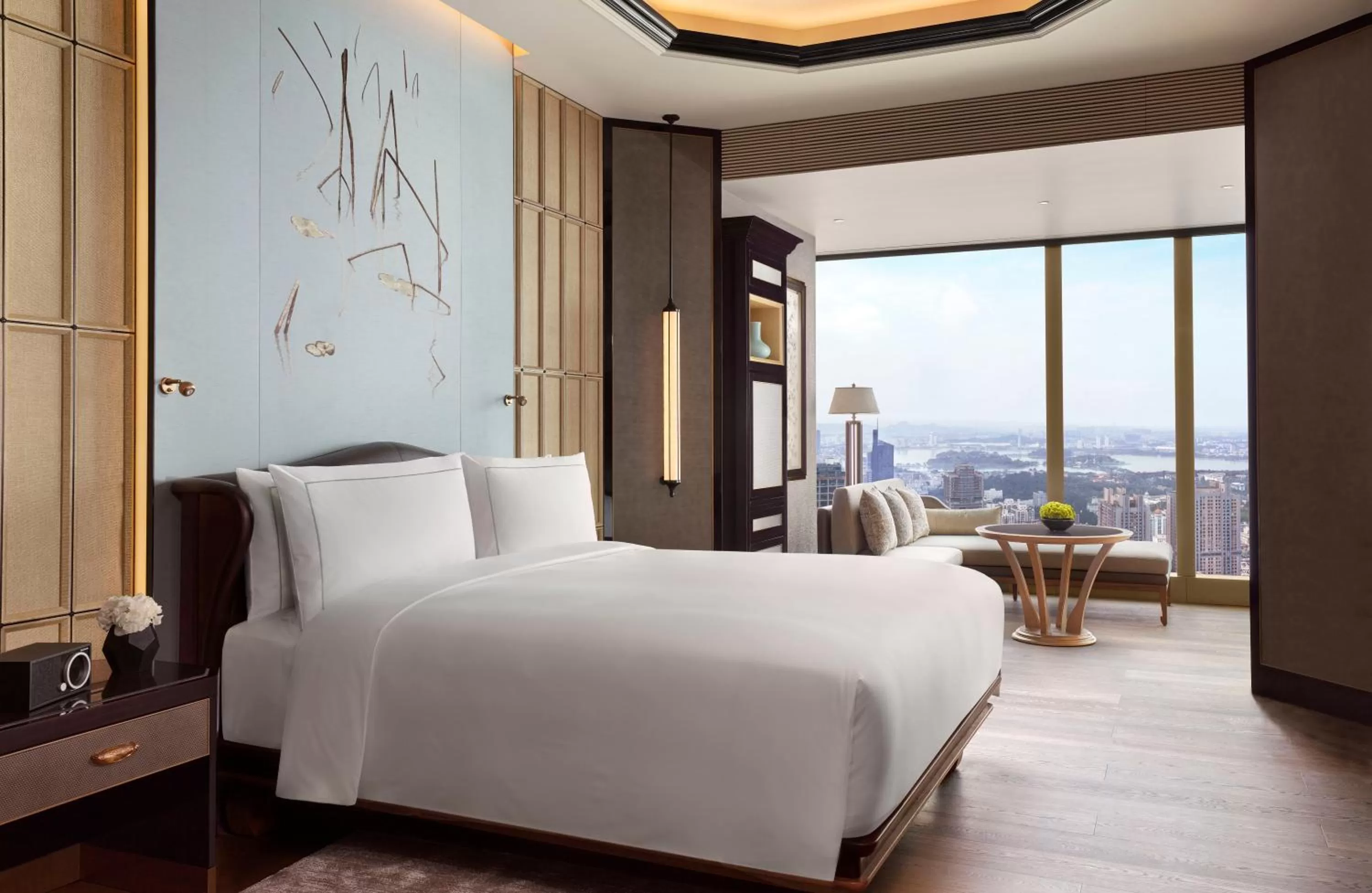 Photo of the whole room, Bed in The Ritz-Carlton, Nanjing