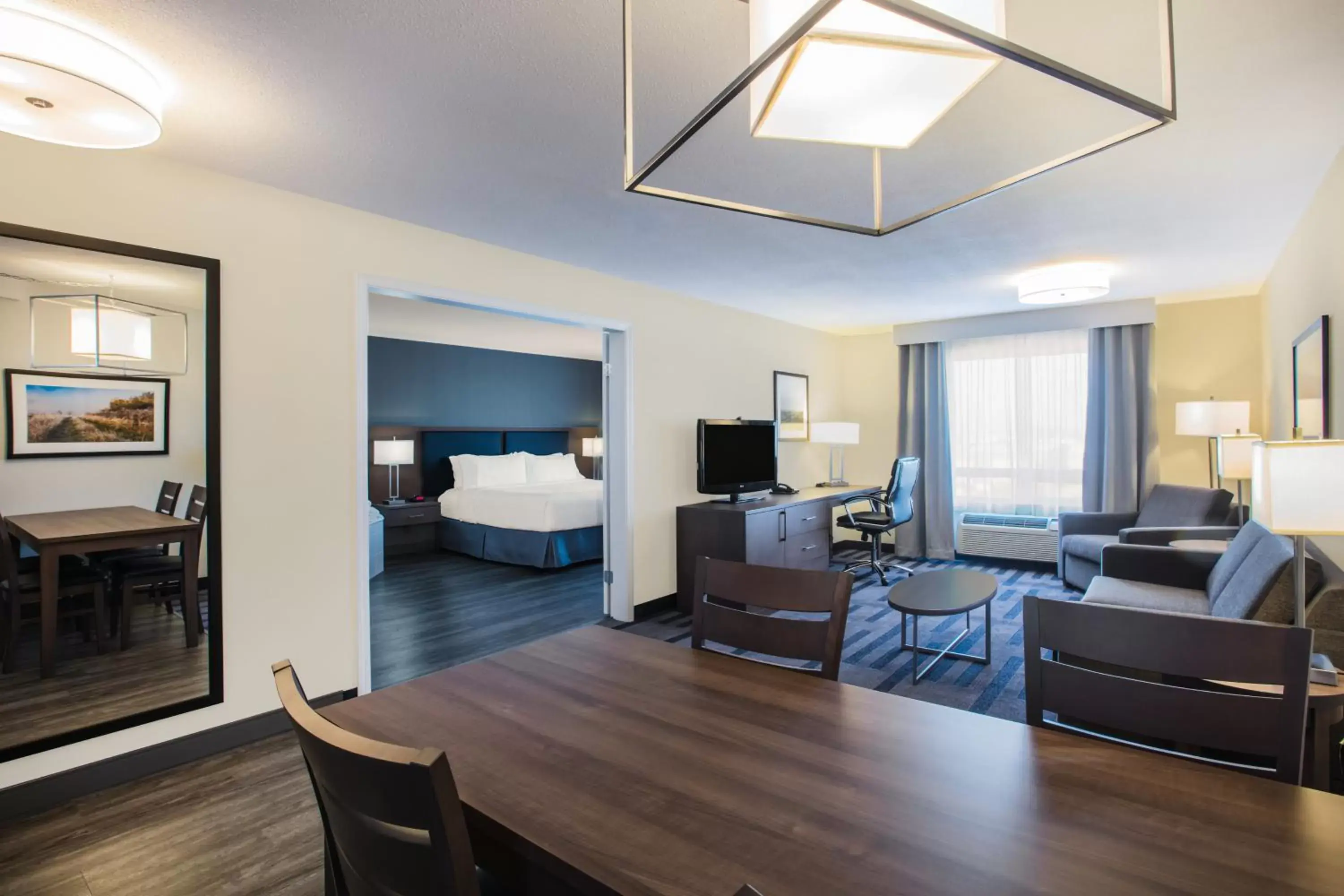 Photo of the whole room, Seating Area in Holiday Inn & Suites Grande Prairie, an IHG Hotel