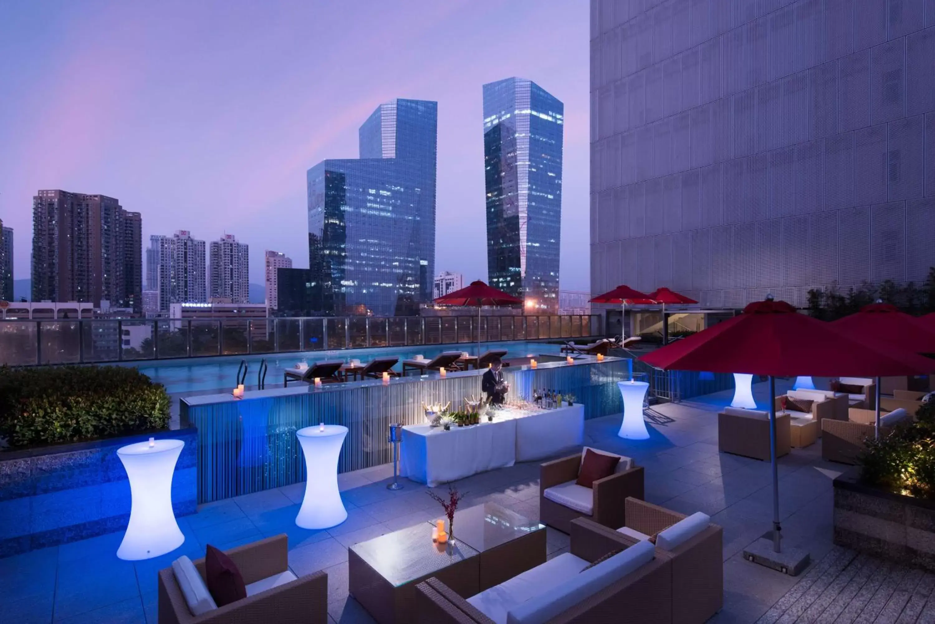 Lounge or bar, Restaurant/Places to Eat in Hilton Shenzhen Futian, Metro Station at Hotel Front Door, Close to Futian Convention & Exhibition Center