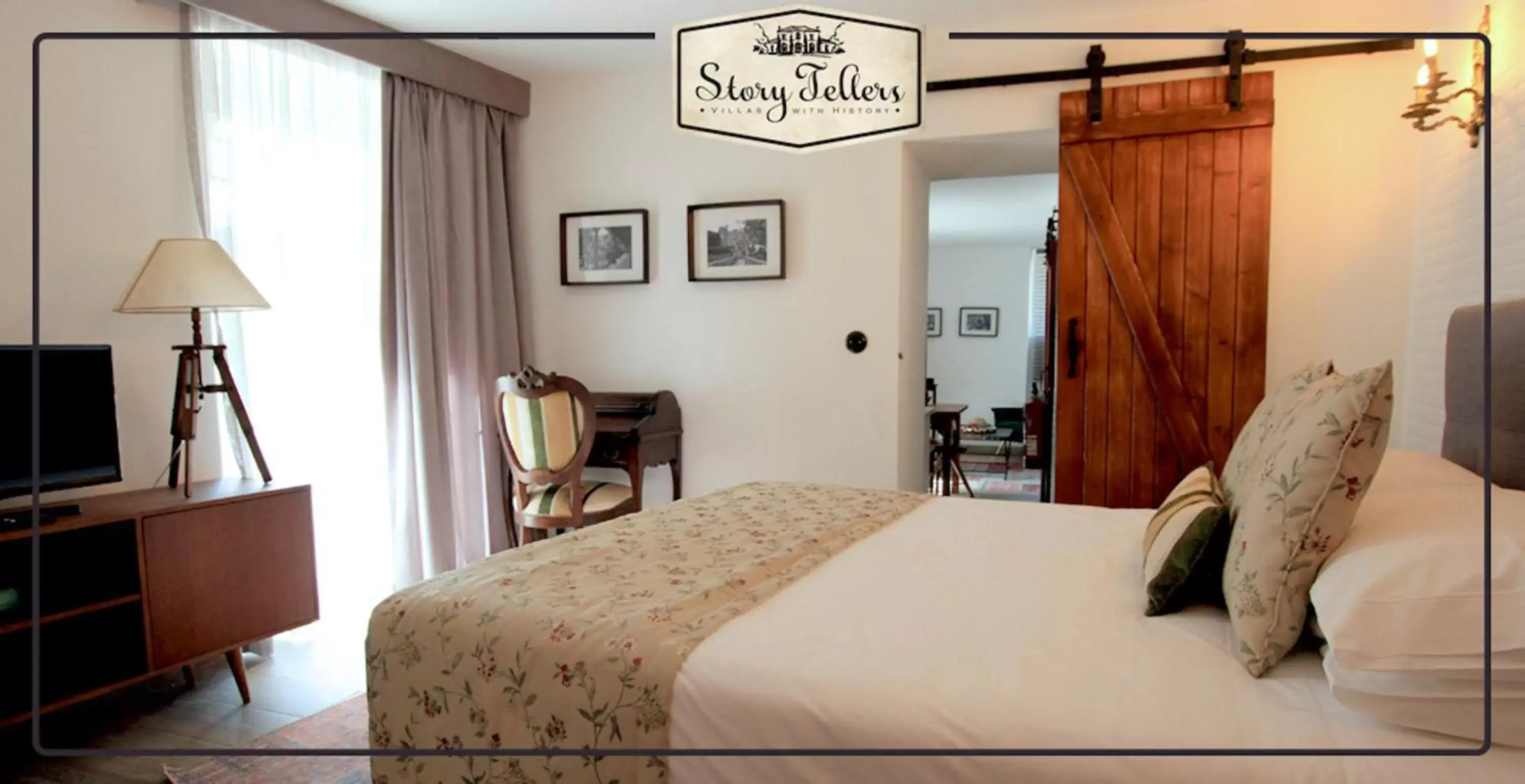 Bed in Storytellers Villas