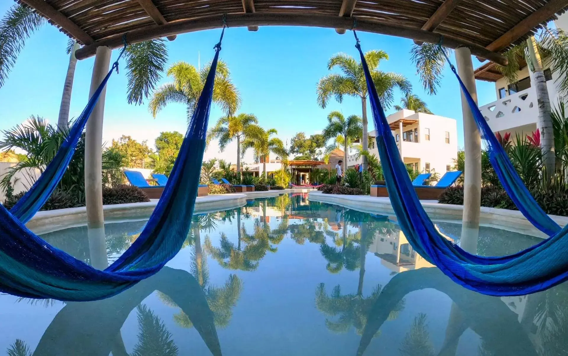 Swimming Pool in Blue Palm Bacalar