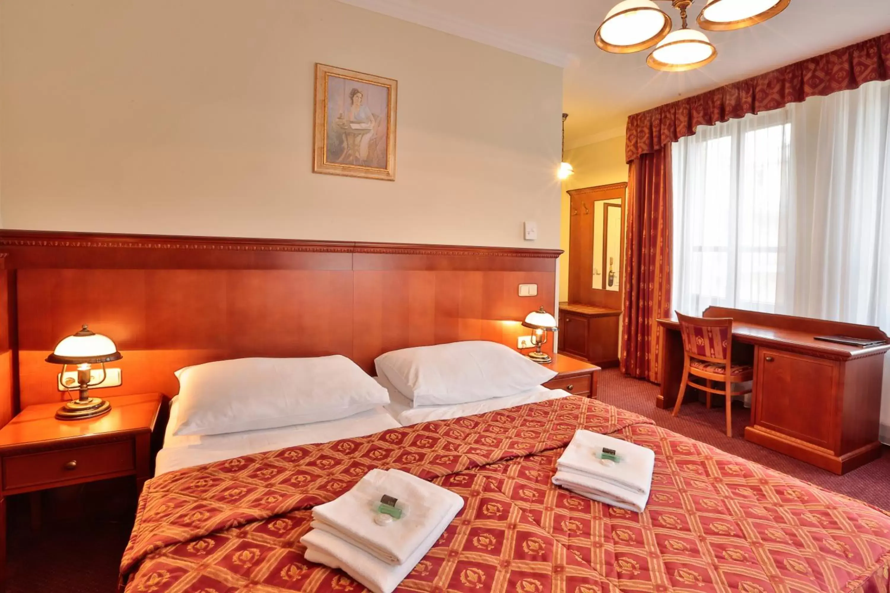 Bed in Arkada Hotel Praha