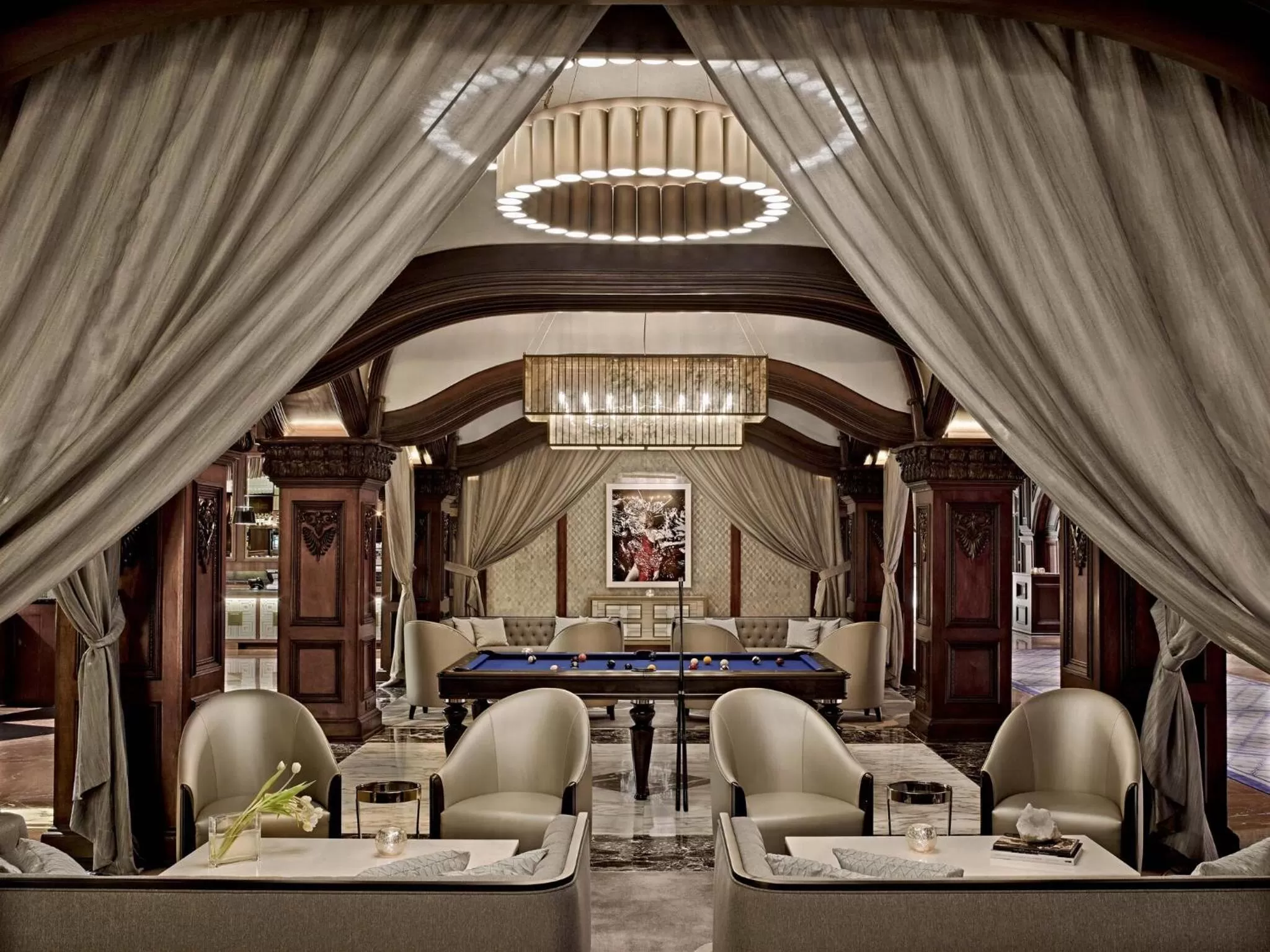 Billiard in Fairmont El San Juan Hotel