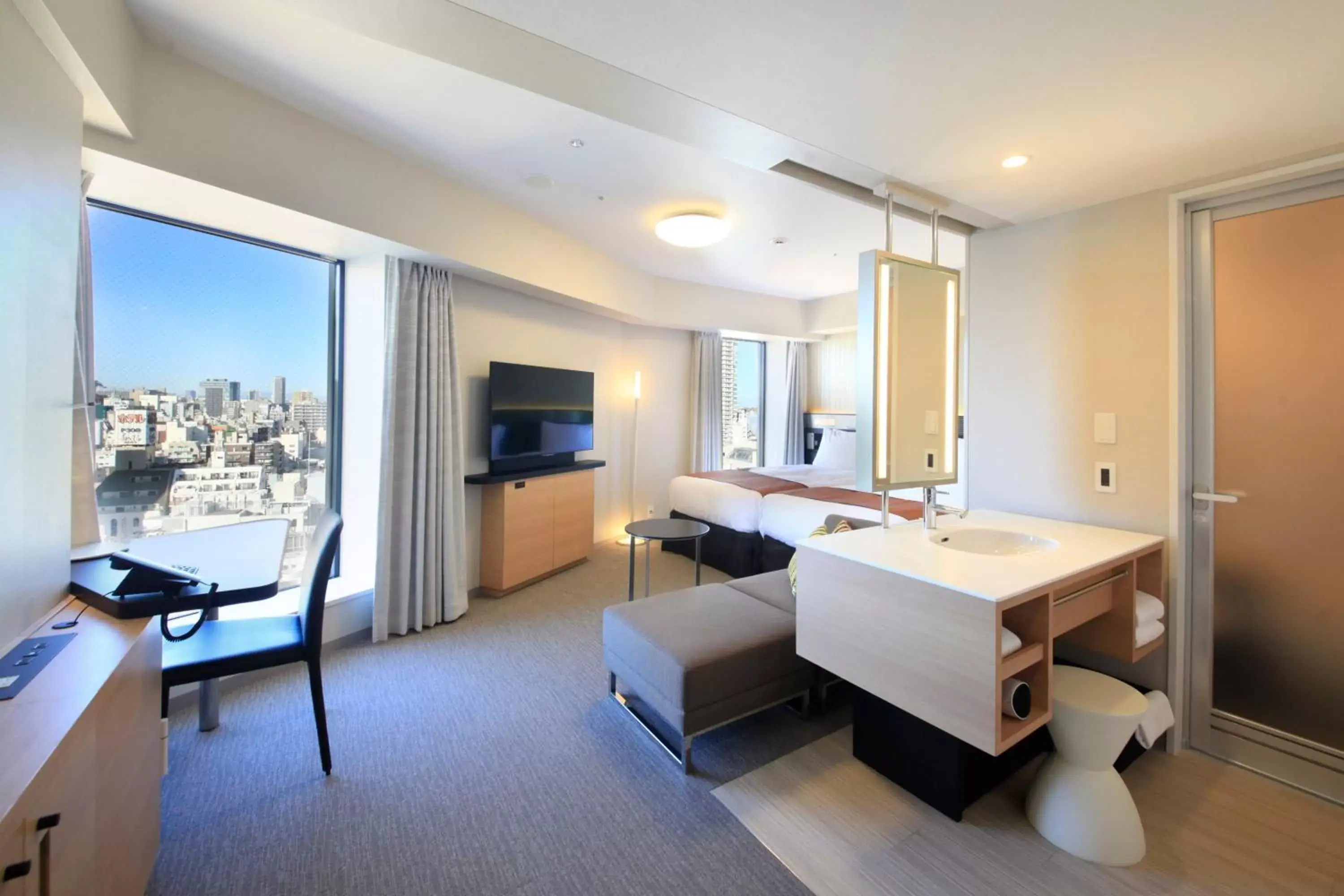 Bed, Bathroom in Richmond Hotel Premier Asakusa International