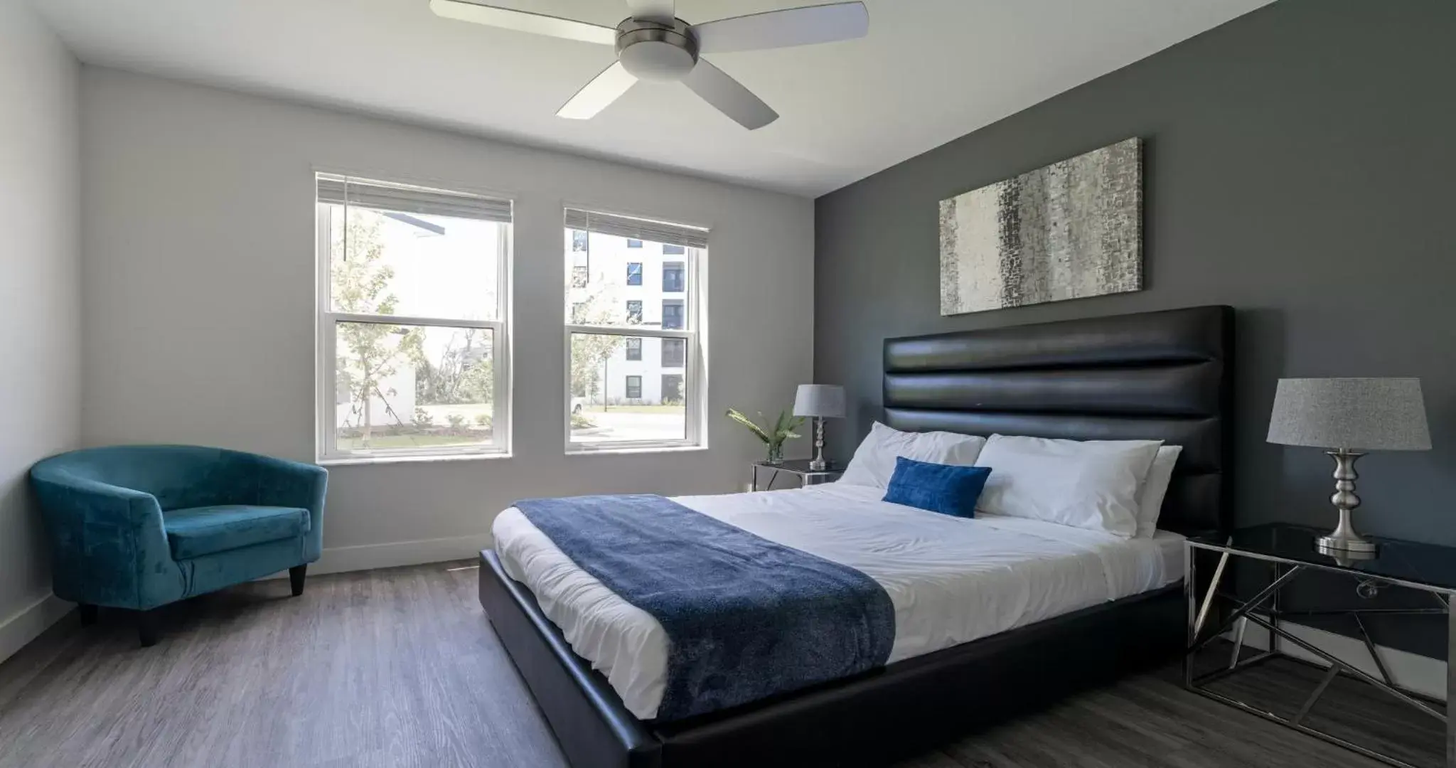 Bed in Westshore Apartments by Barsala