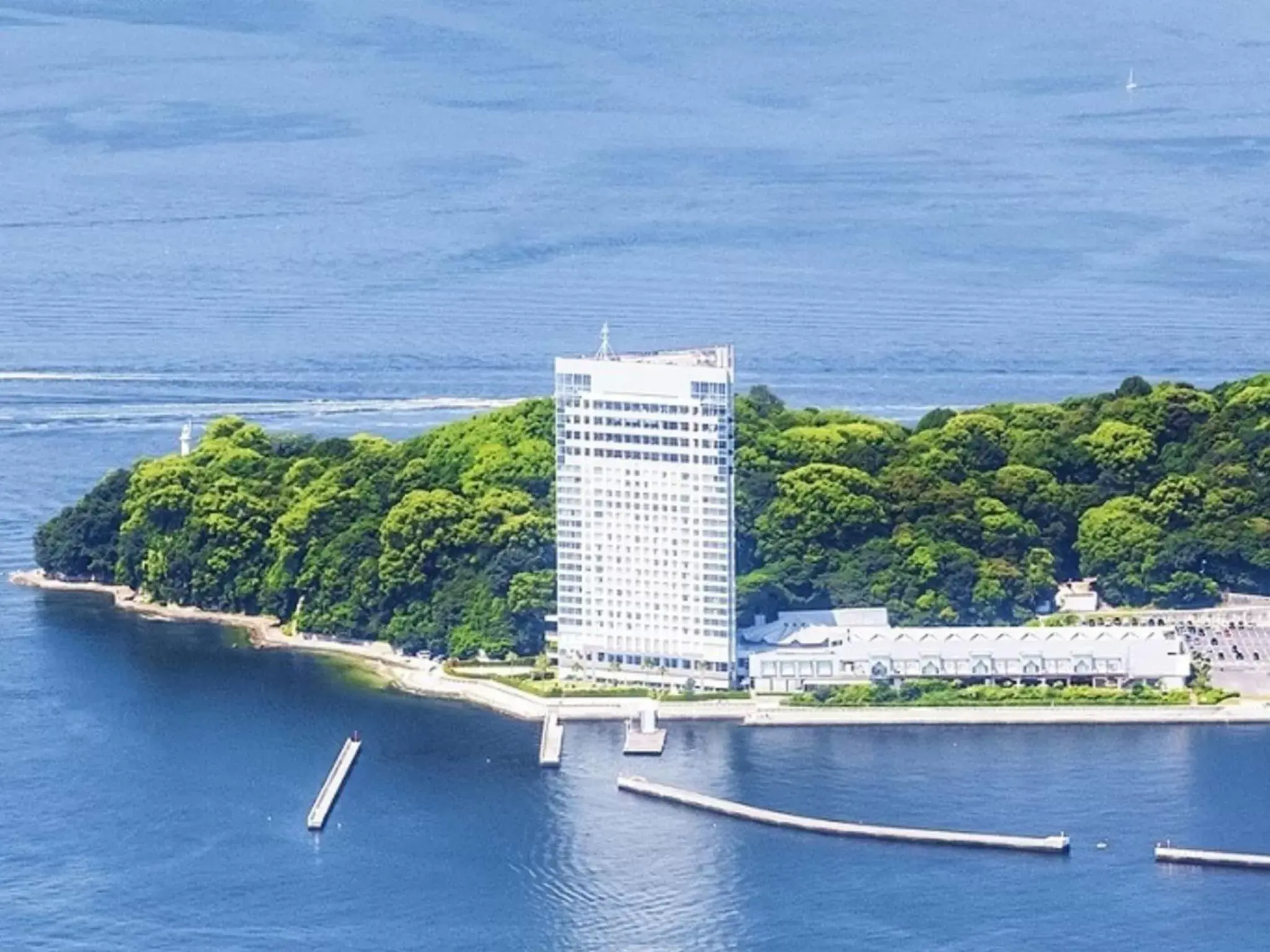 Facade/entrance, Bird's-eye View in Grand Prince Hotel Hiroshima