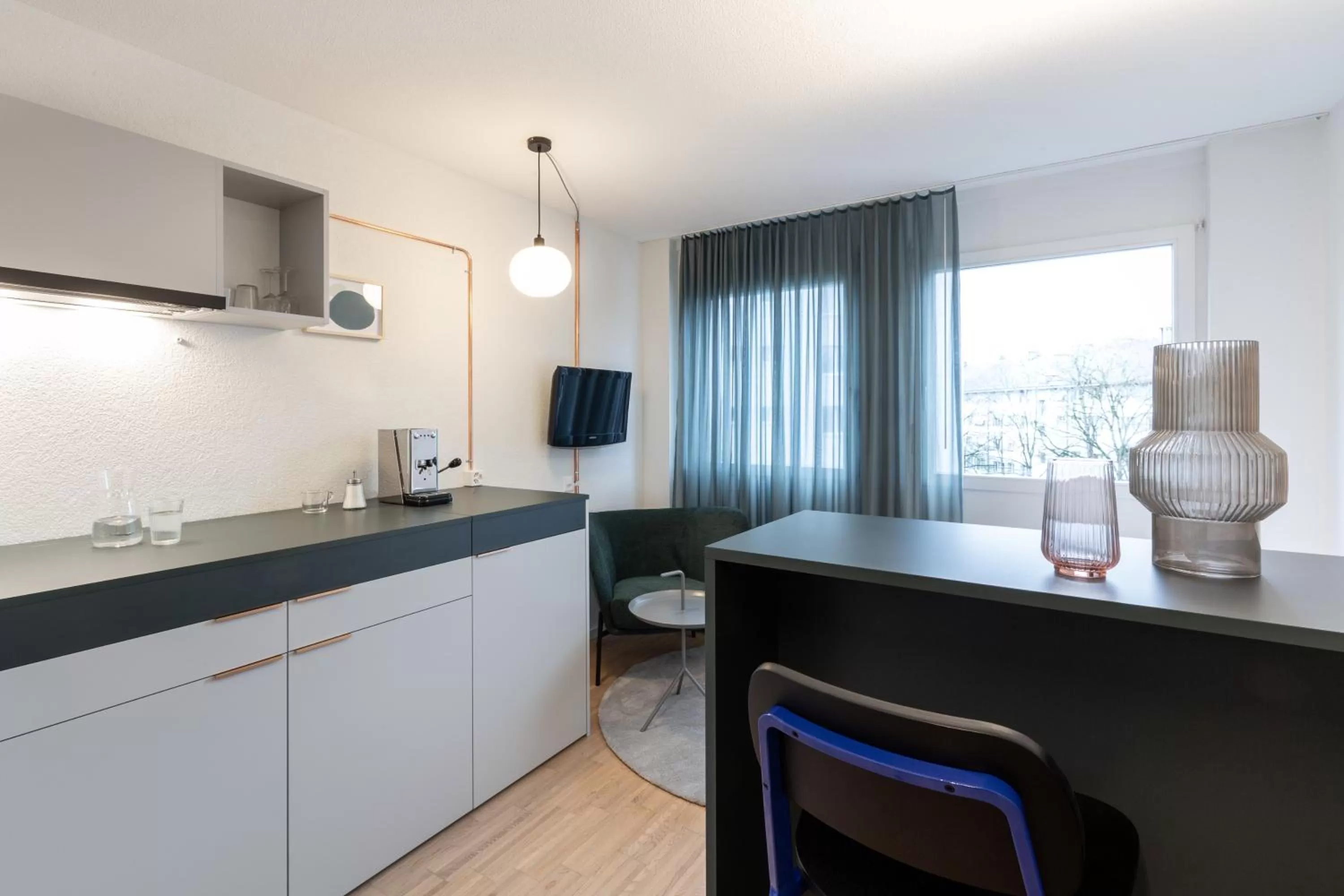 Kitchen or kitchenette in Alpenblick Bern - kind of a hotel