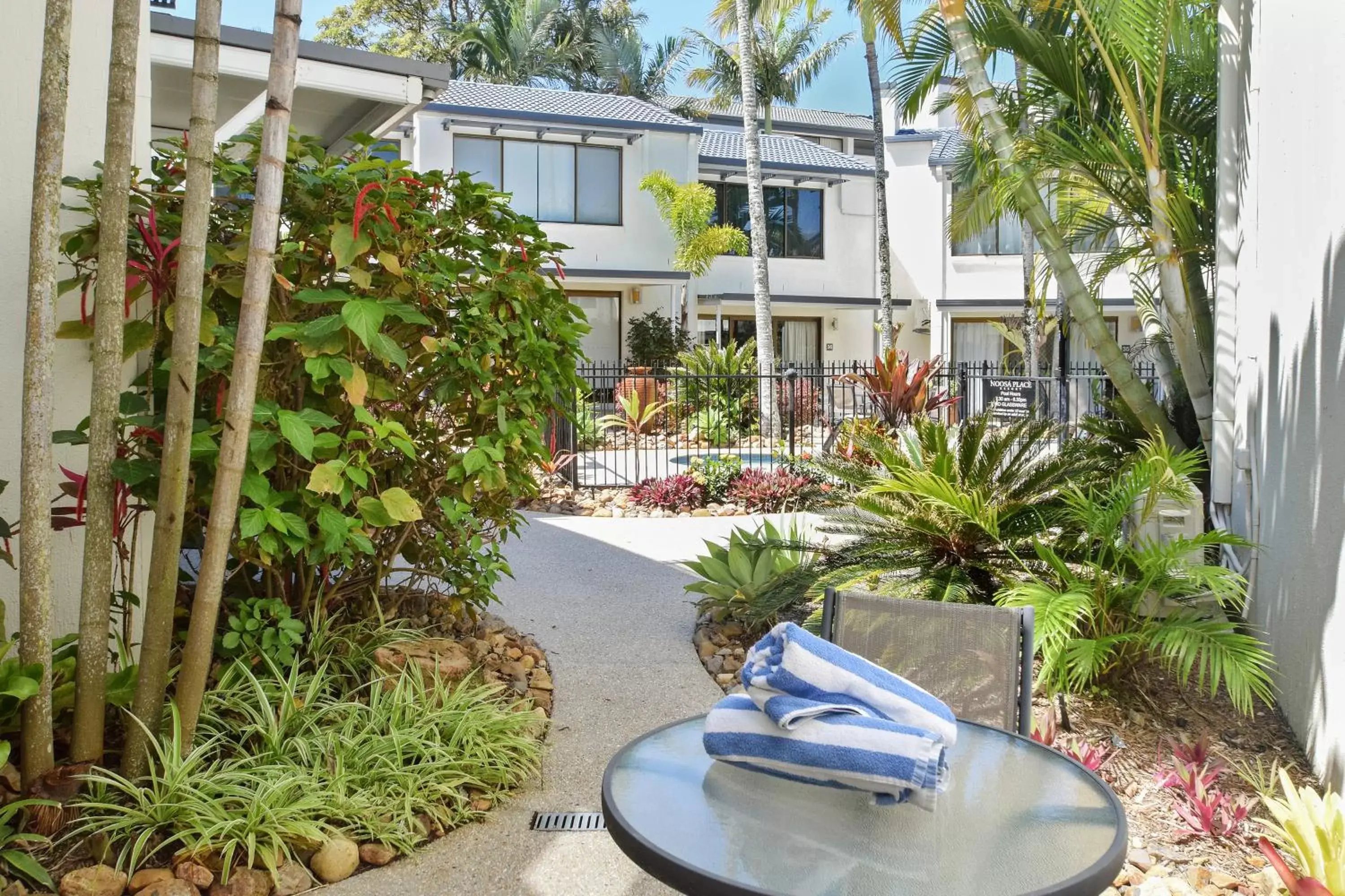 Garden, Property Building in Noosa Place Resort