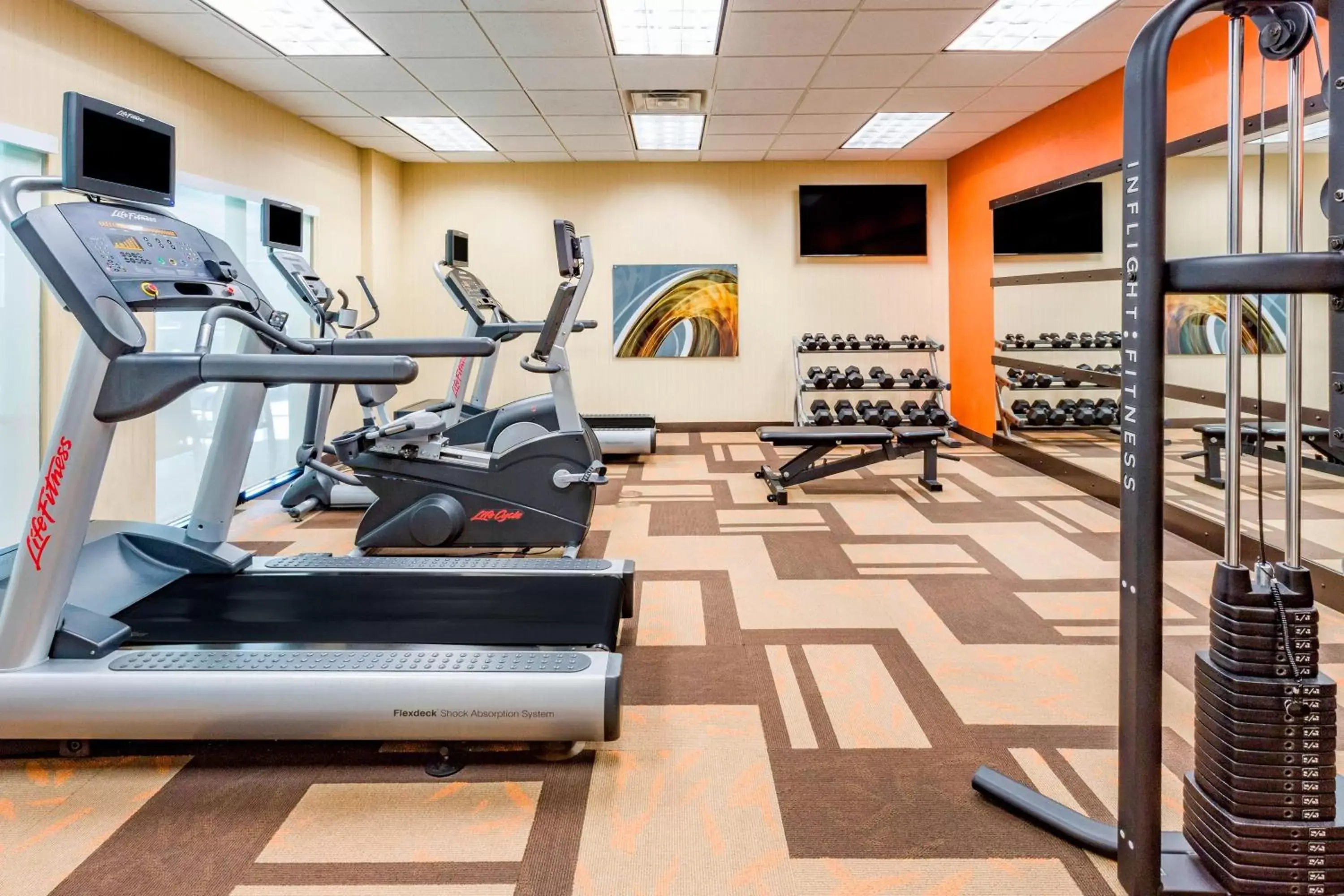 Fitness centre/facilities, Fitness Center/Facilities in Courtyard by Marriott Chicago Schaumburg/Woodfield Mall