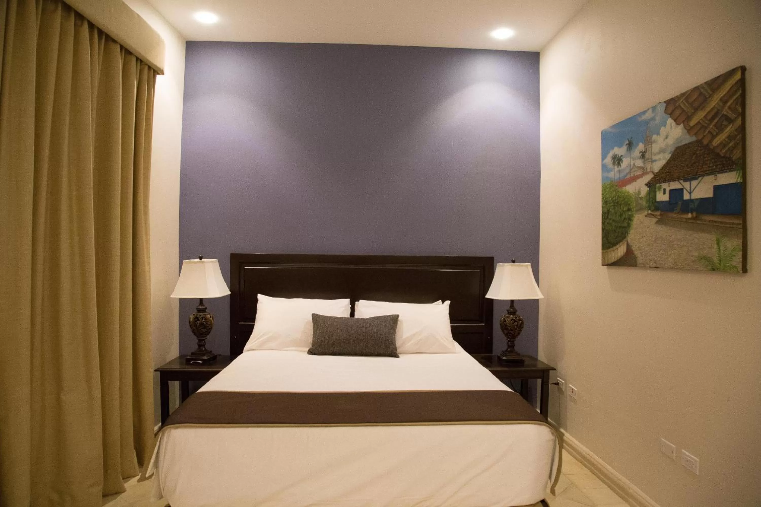 Bed in Hotel Presidente Las Tablas