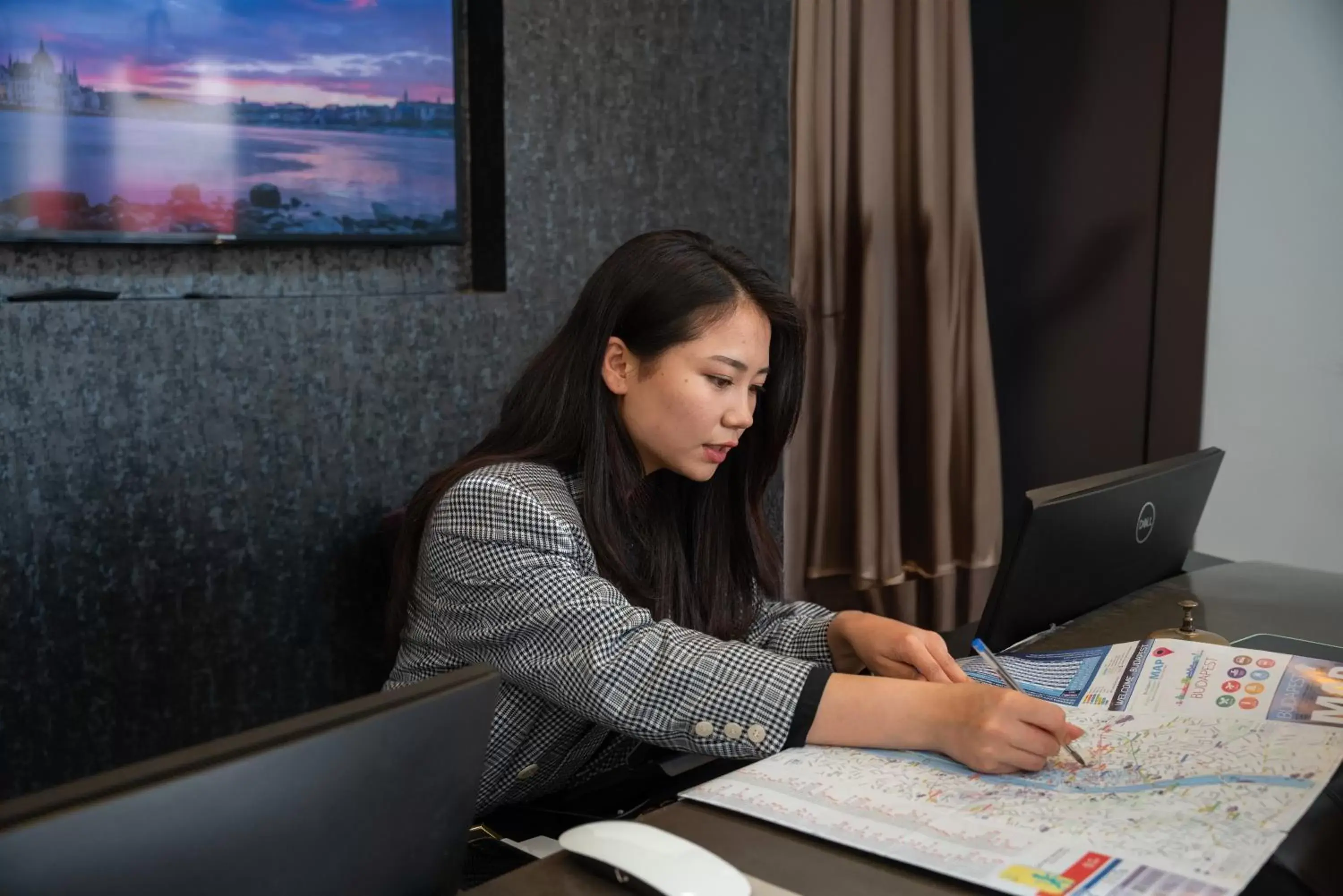 Lobby or reception in Hotel Memories Budapest Lobby or reception in Hotel Memories Budapest