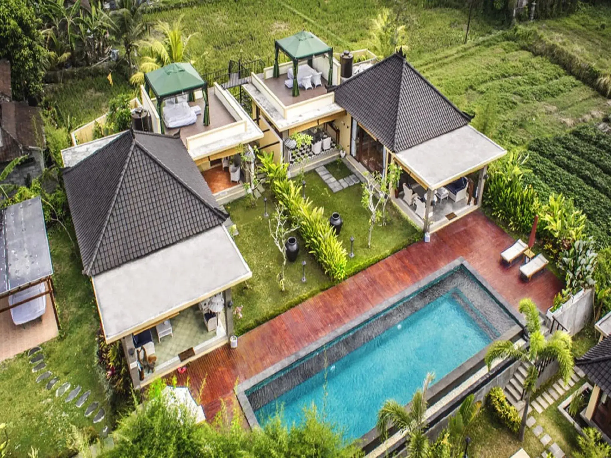 View (from property/room), Bird's-eye View in Villa Nirvana