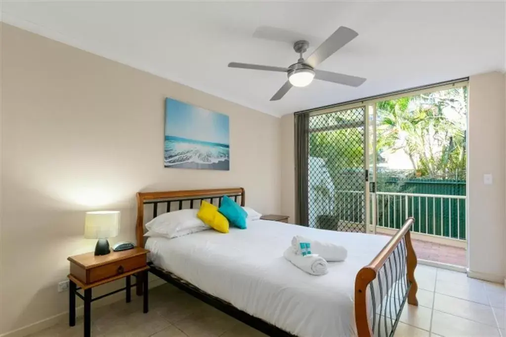 Bed in The Hill Apartments Currumbin Beach