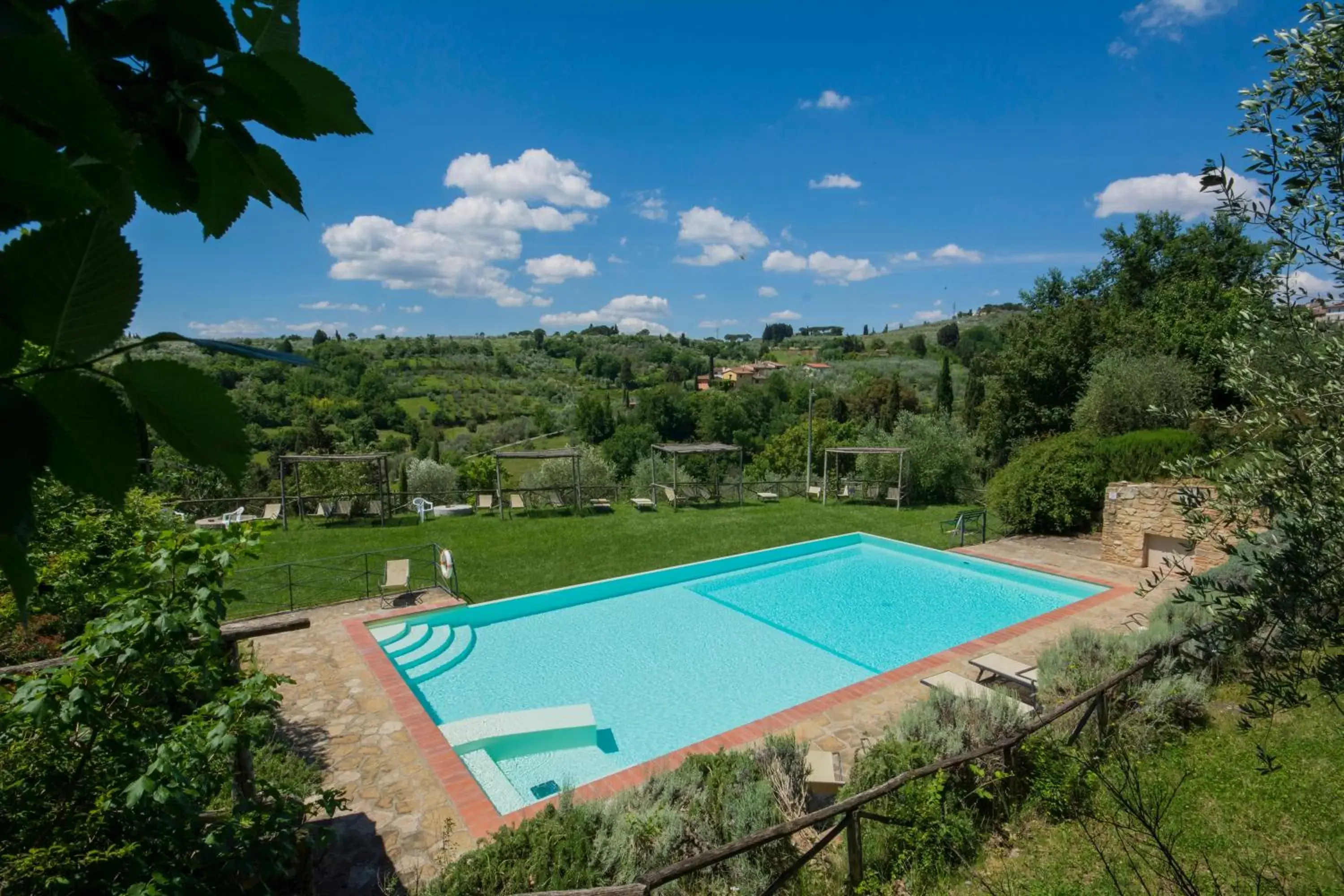 Swimming pool, Pool View in Borgo Bottaia