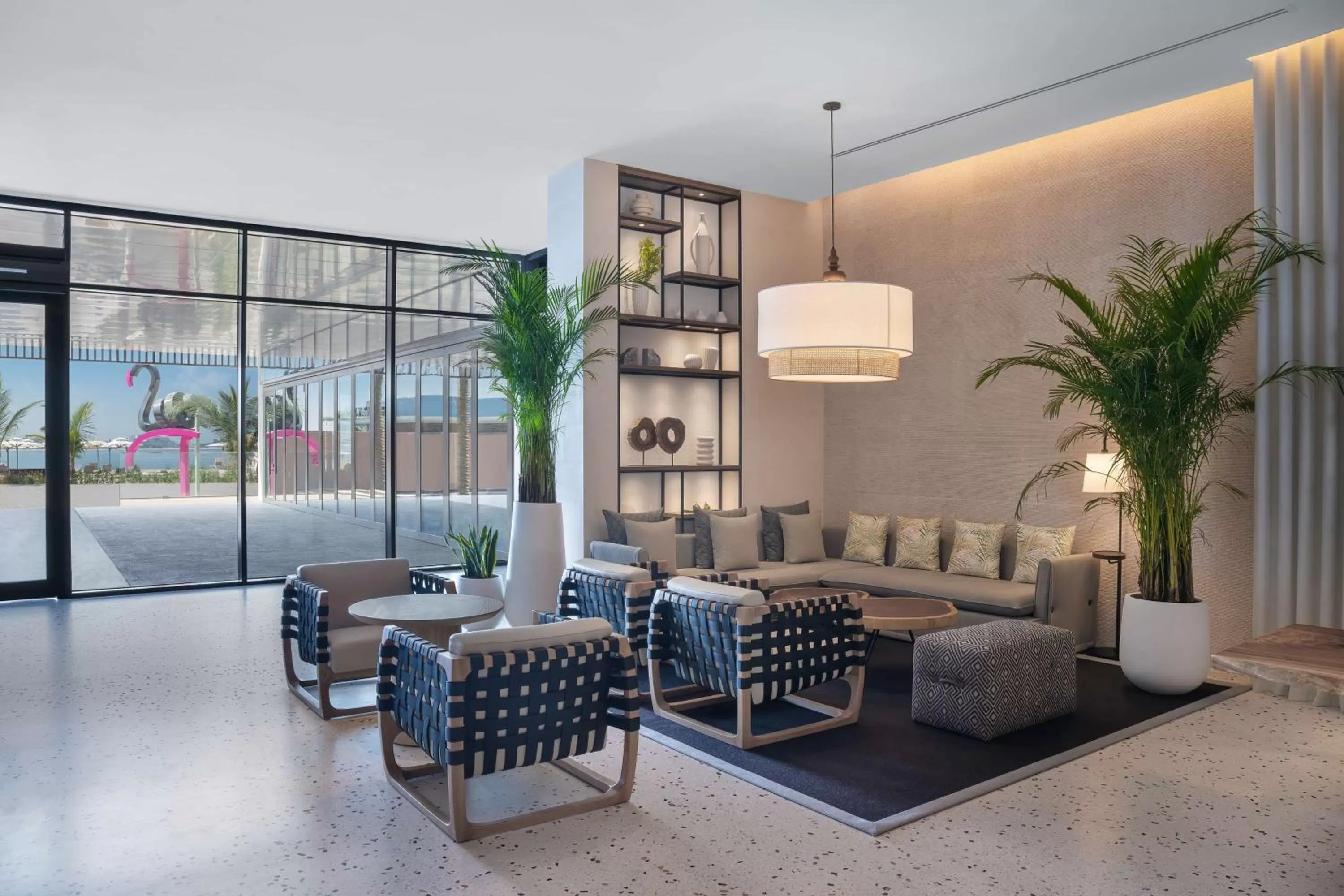 Lobby or reception in Radisson Beach Resort Palm Jumeirah