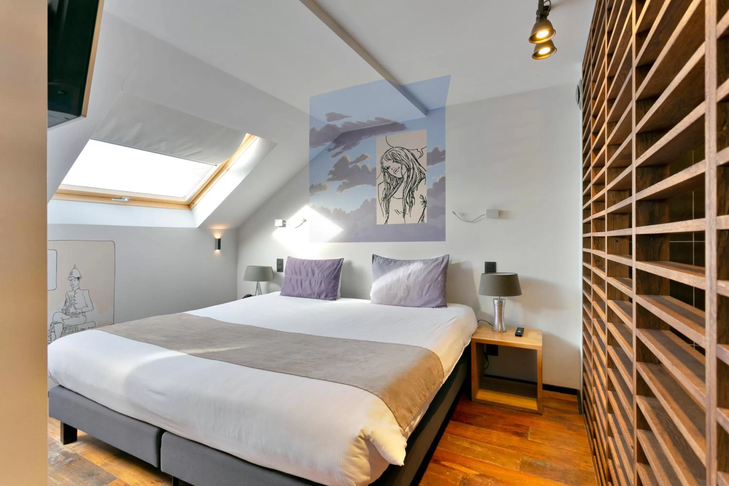 Bed in Boutique Hotel Saint-Géry