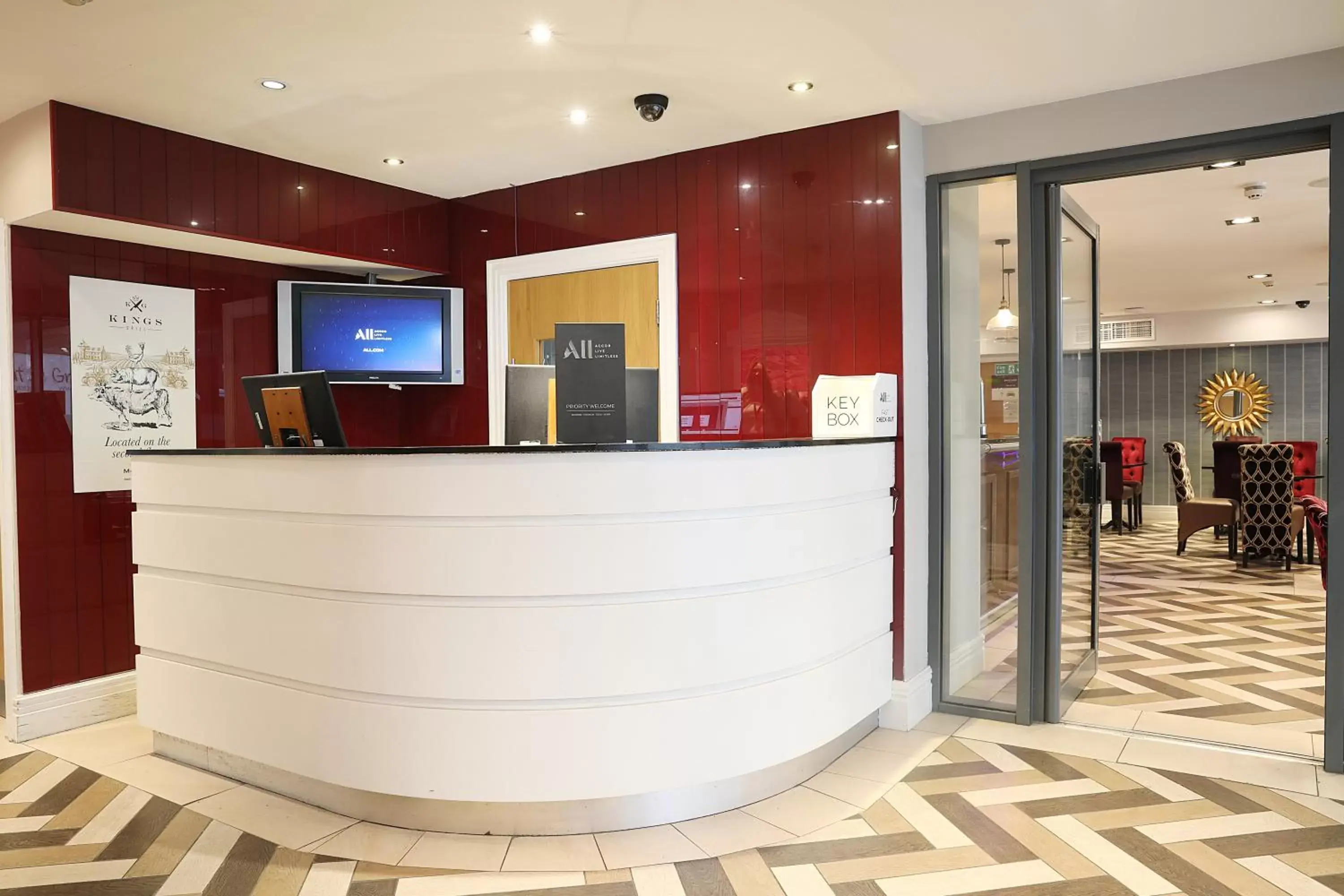 Lobby or reception in Mercure Darlington King's Hotel Lobby or reception in Mercure Darlington King's Hotel