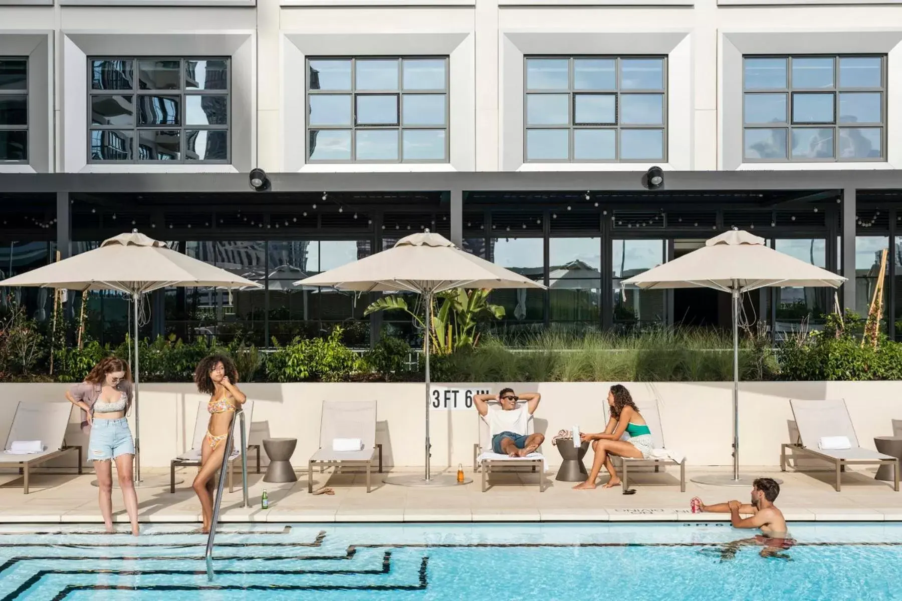 Patio, Swimming Pool in ROOST Tampa