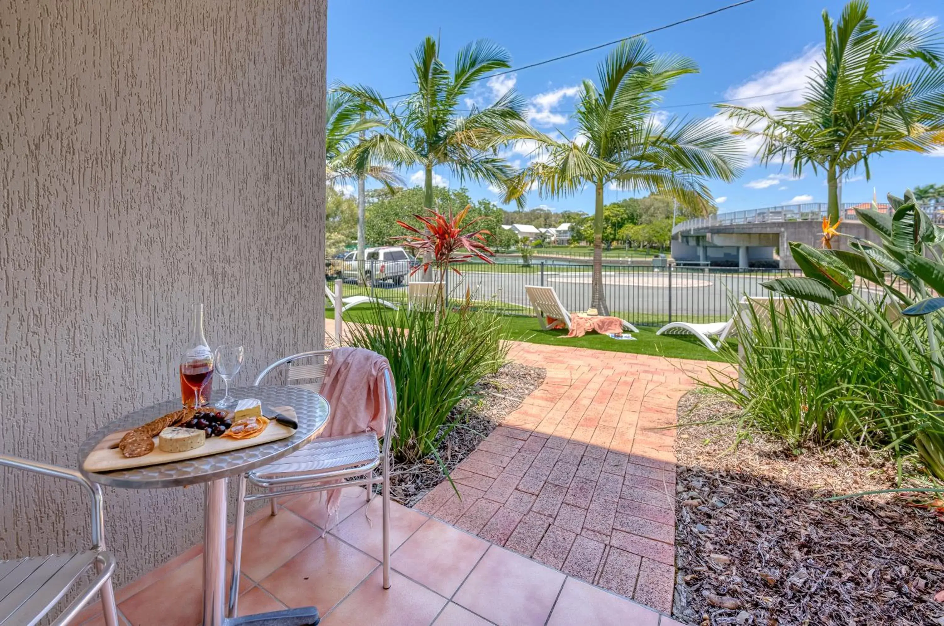 Patio in Noosa Sun Motel