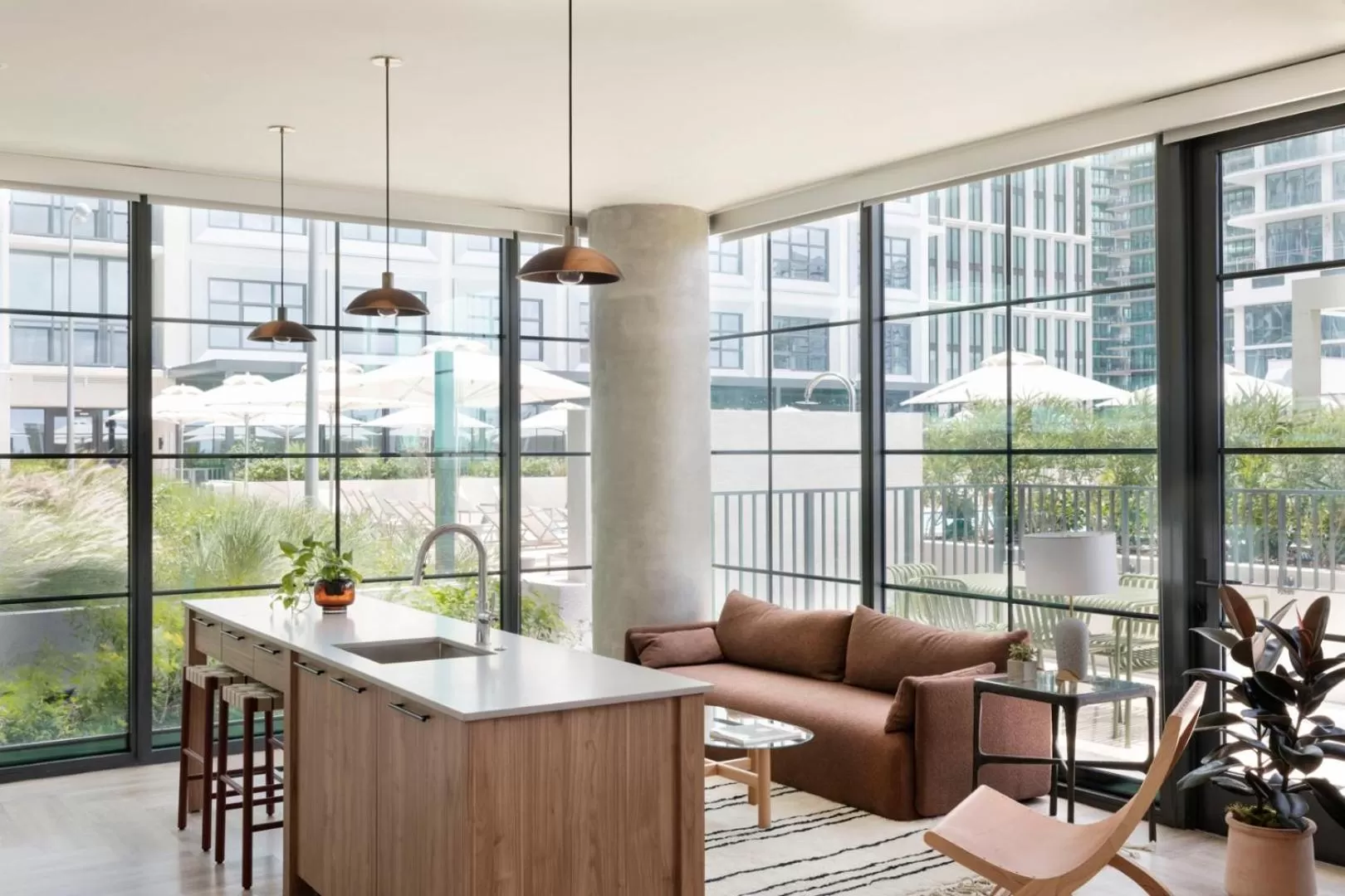 Communal lounge/ TV room in ROOST Tampa