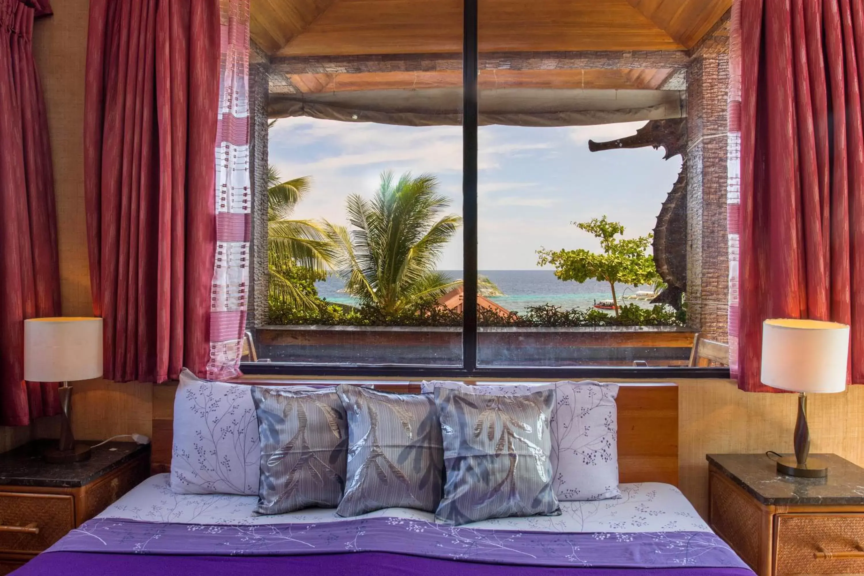 View (from property/room), Bed in Hayahay Resort View (from property/room), Bed in Hayahay Resort