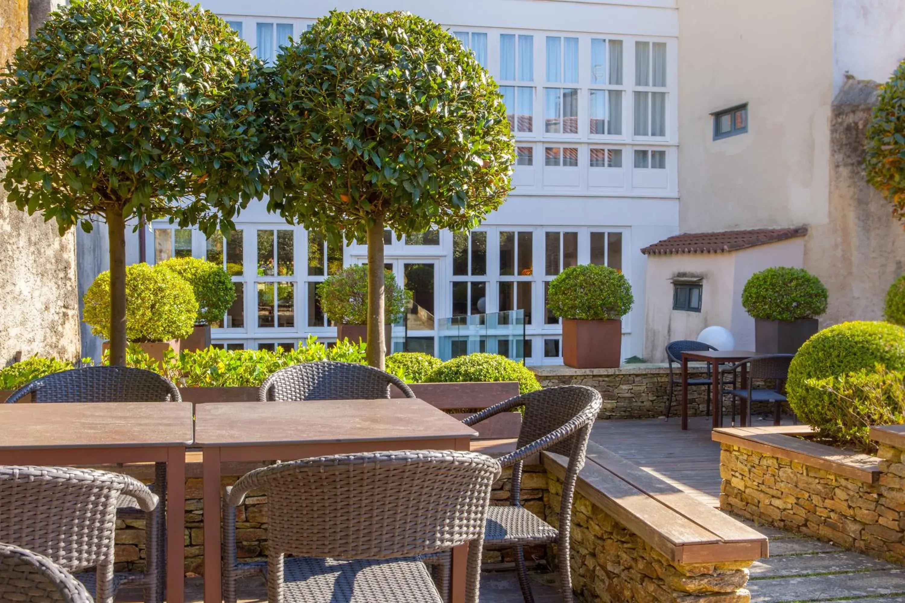 Patio in Hotel San Miguel